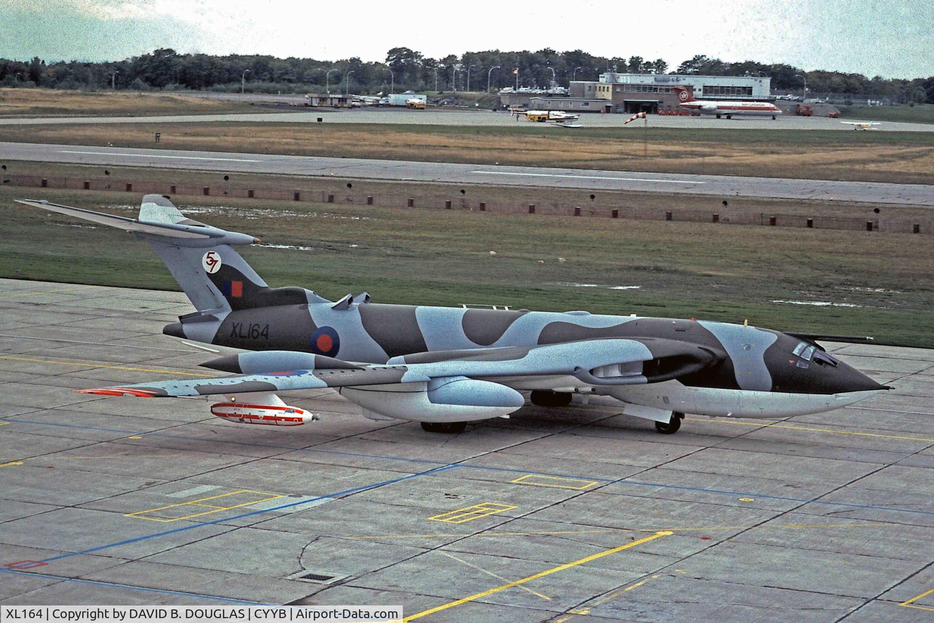 XL164, 1963 Handley Page Victor K.2 C/N HP80/67, Taken at Canadian Forces Base North Bay Ontario Canada during the 1980s.  The aircraft was just arriving for static display at an airshow.
Copyright:  David B. Douglas 2020
