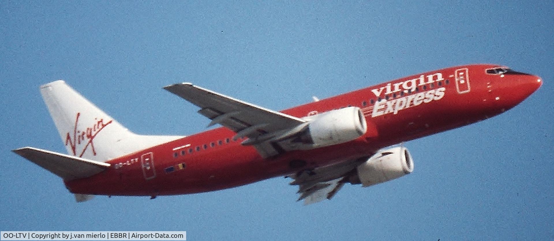 OO-LTV, 1988 Boeing 737-3Y0 C/N 23924, T/O BRU 25R