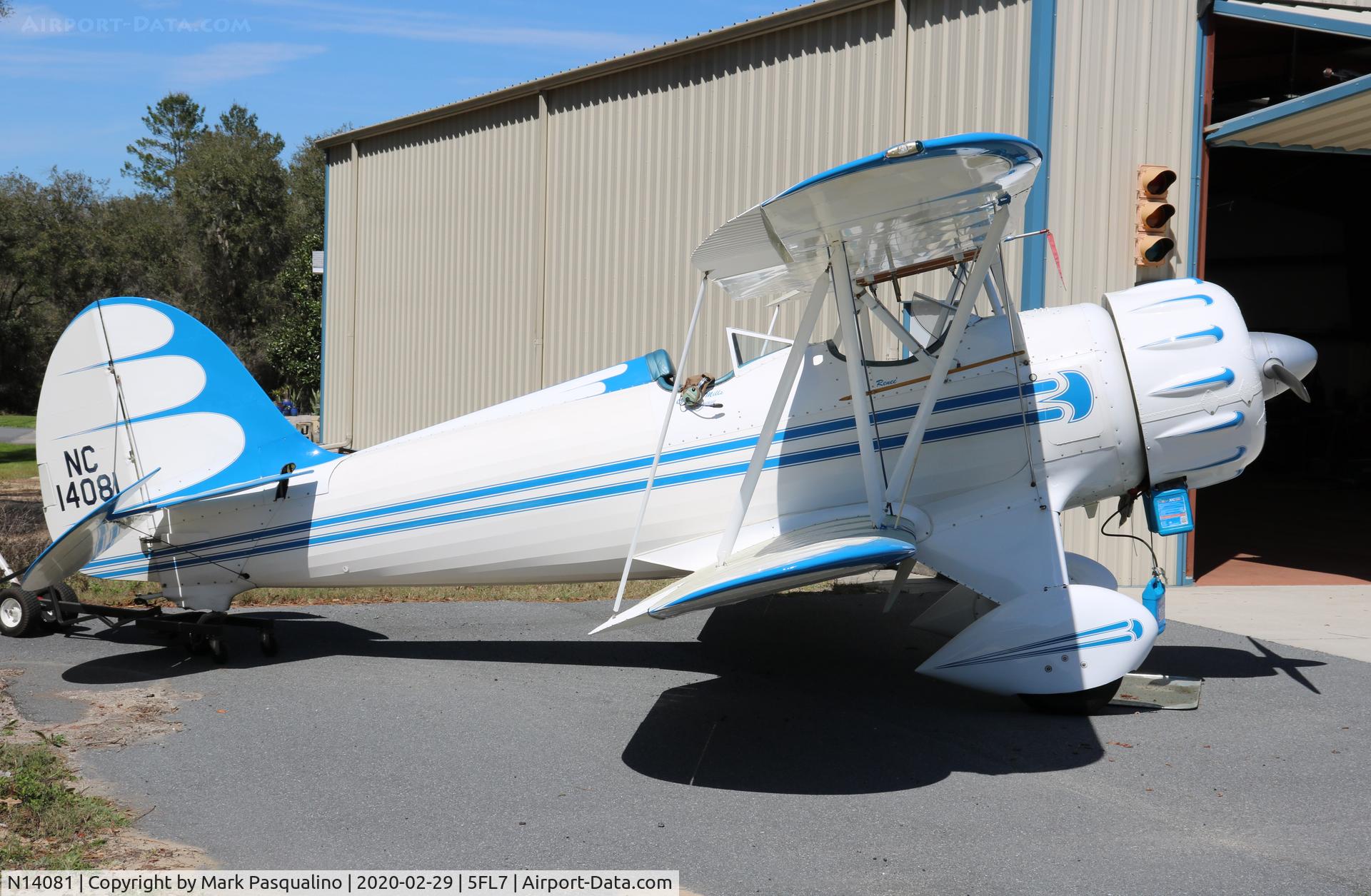N14081, 1987 Classic Aircraft Corp WACO YMF C/N F5-009, WACO YMF