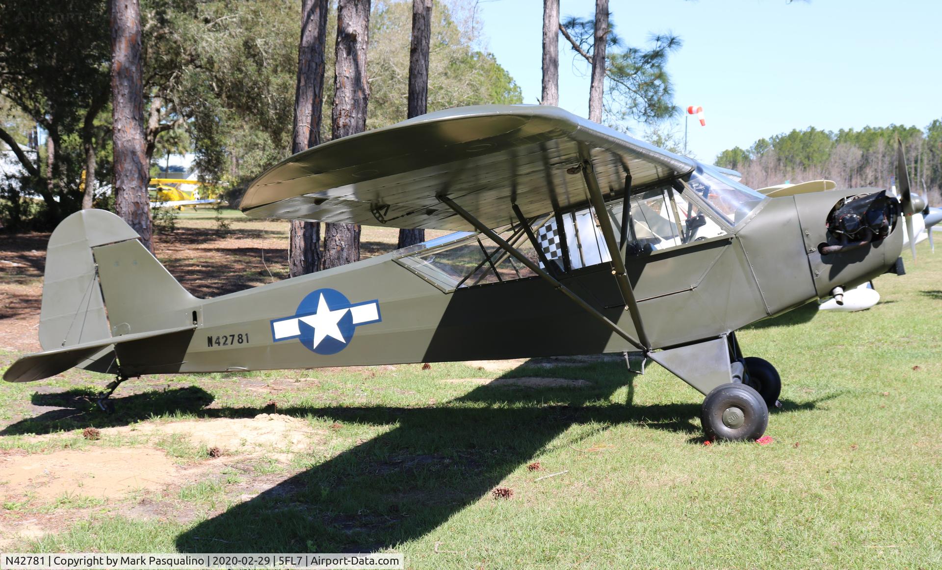 N42781, 1945 Piper J3C-65 Cub C/N 15092, Piper J-3C-65