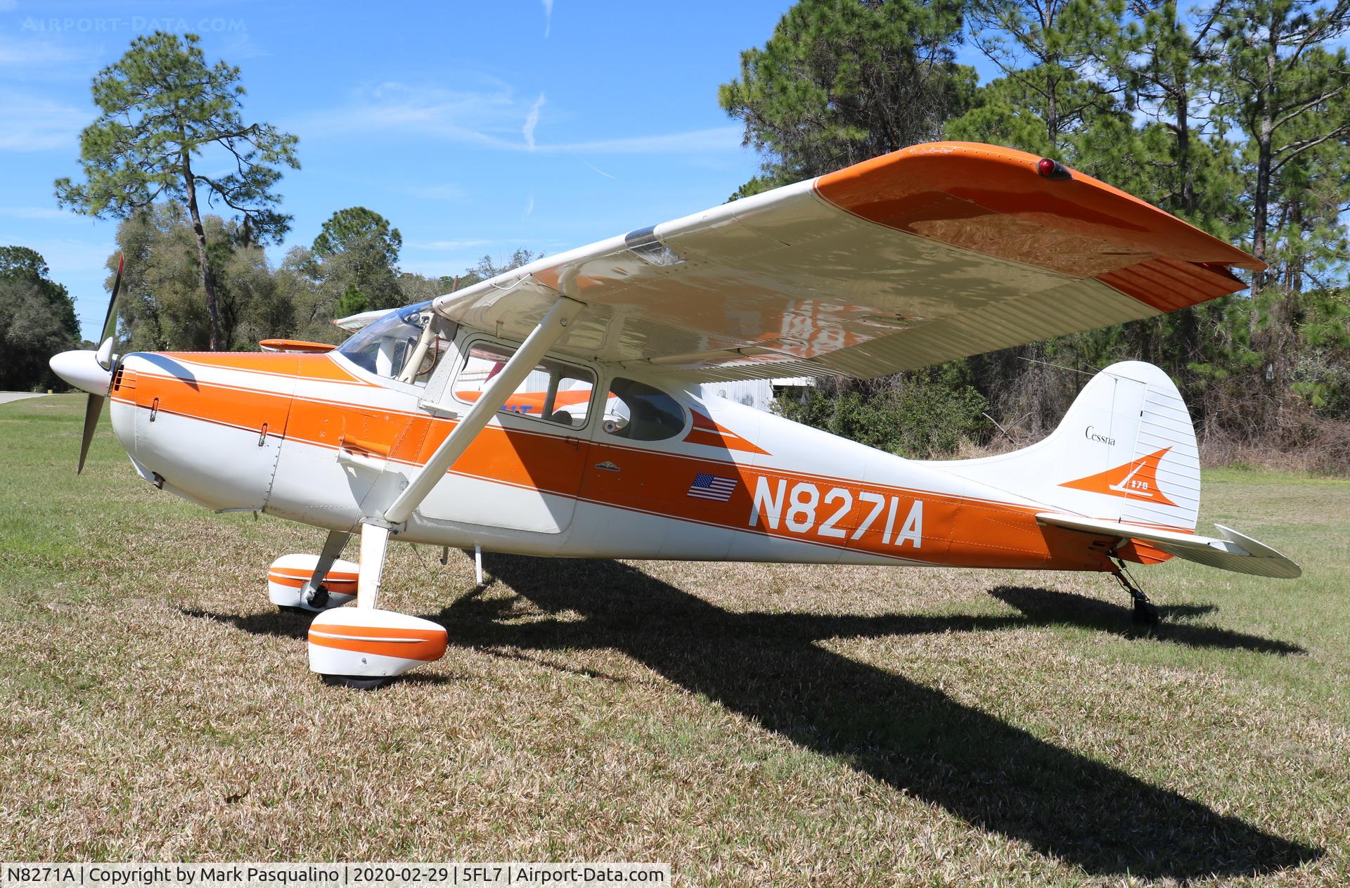 N8271A, 1952 Cessna 170B C/N 25123, Cessna 170B