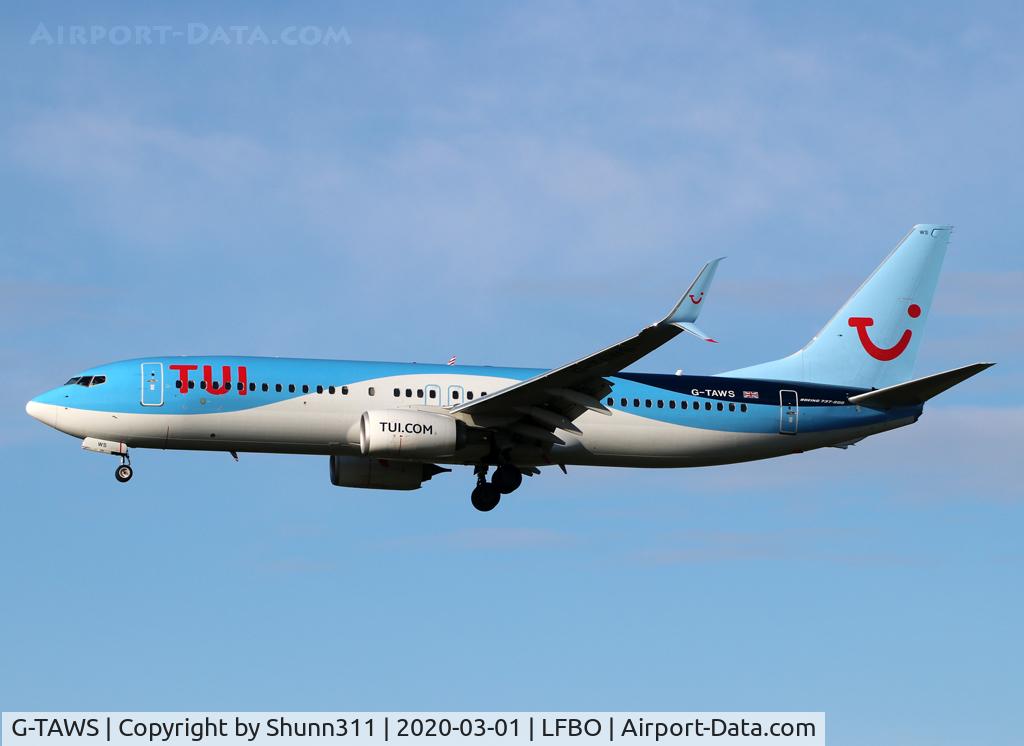 G-TAWS, 2014 Boeing 737-8K5 C/N 37241, Landing rwy 14R