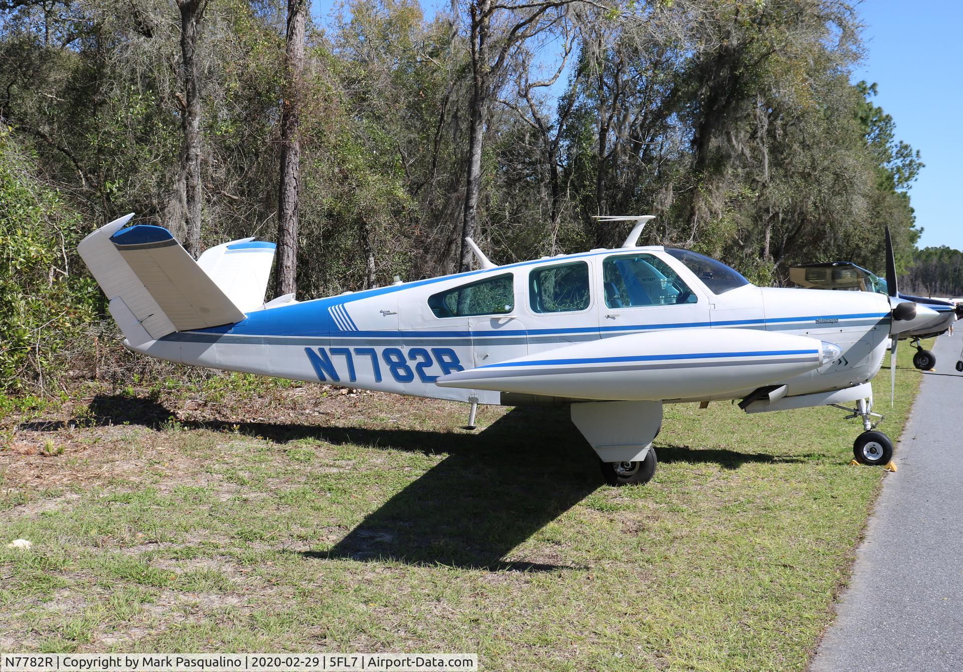 N7782R, 1968 Beech V35A Bonanza C/N D-8885, Beech V35A