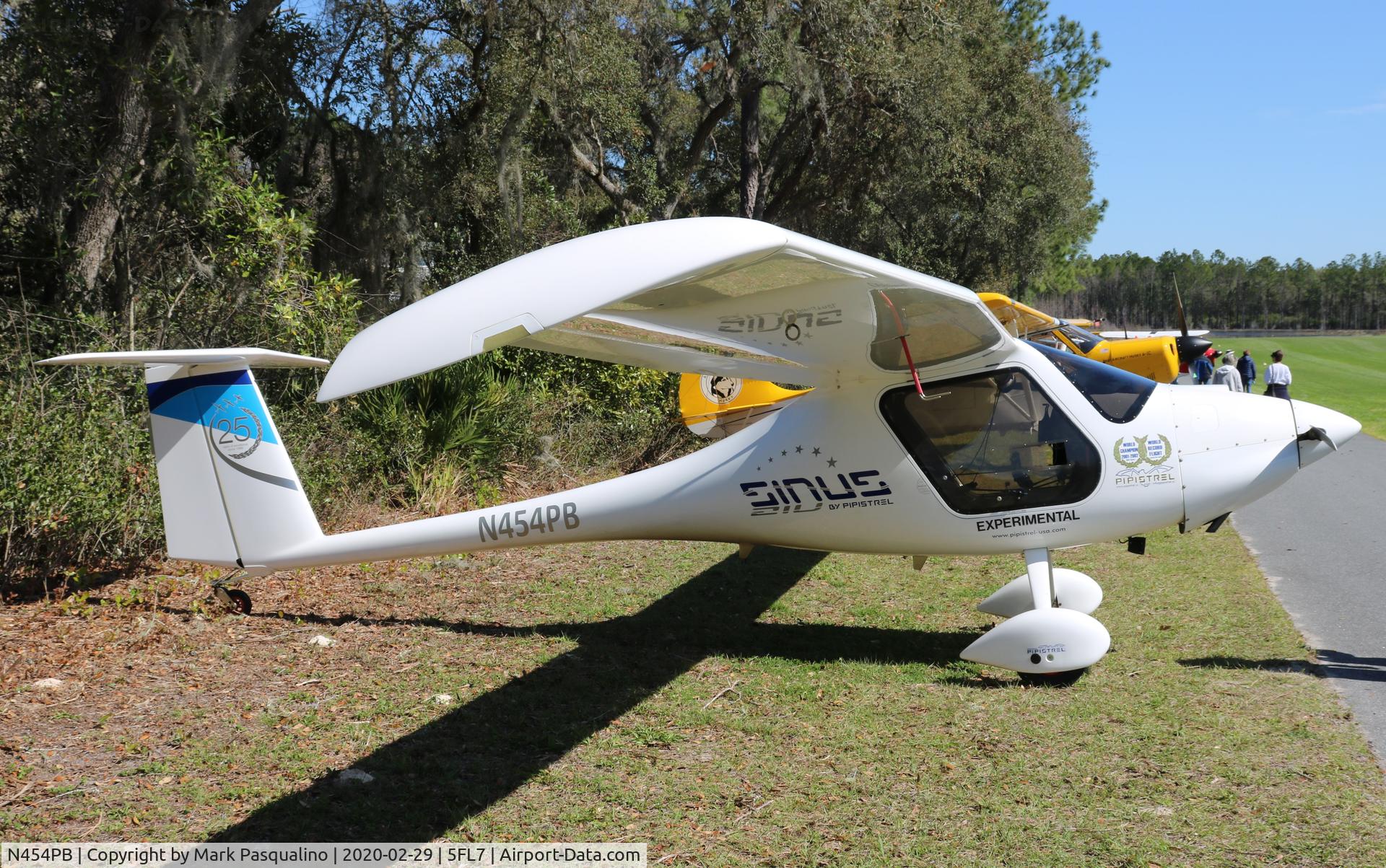 N454PB, 2014 Pipistrel Sinus C/N 597 SF 912 LSA, Pipistrel Sinus