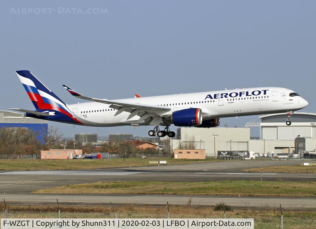 F-WZGT, 2019 Airbus A350-941 C/N 383, C/n 0383 - To be VP-BFY