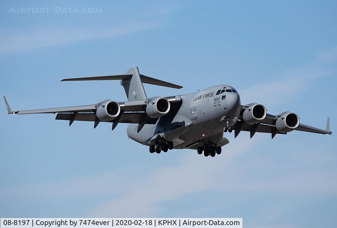 08-8197, 2008 Boeing C-17A Globemaster III C/N 50220/F219/P197, RCH205T