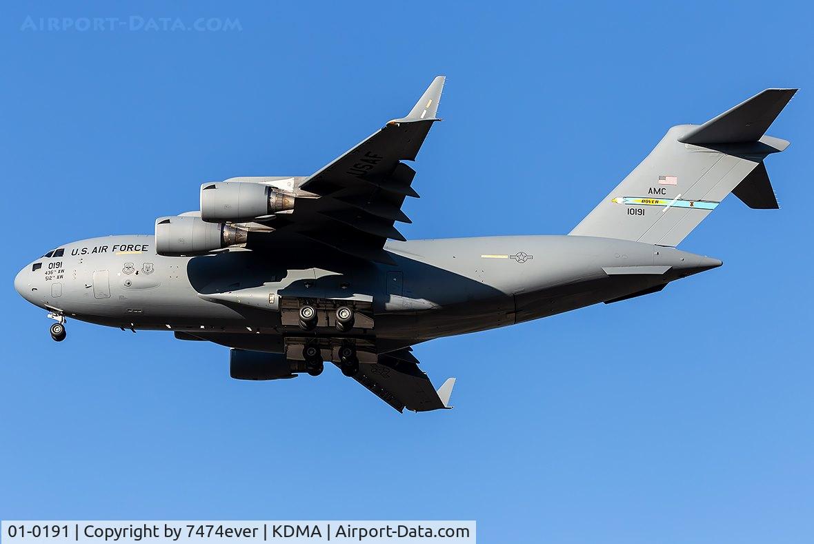 01-0191, 2001 Boeing C-17A Globemaster III C/N P-91, RCH647