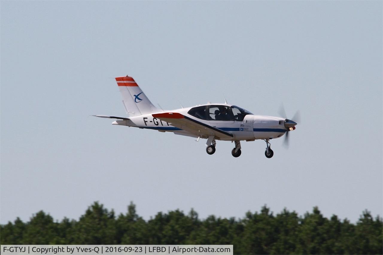 F-GTYJ, Socata TB-20 GT C/N 2186, Socata TB-20 Trinidad GT, On final rwy 05, Bordeaux Mérignac airport (LFBD-BOD)