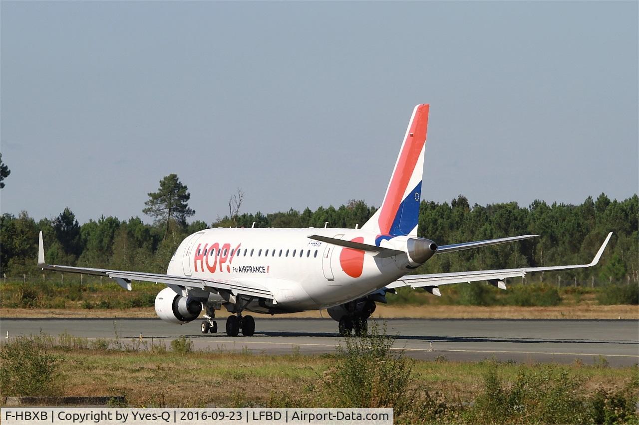 F-HBXB, 2008 Embraer 170LR (ERJ-170-100LR) C/N 17000250, Embraer ERJ-170ST, Lining up rwy 05, Bordeaux Mérignac airport (LFBD-BOD)