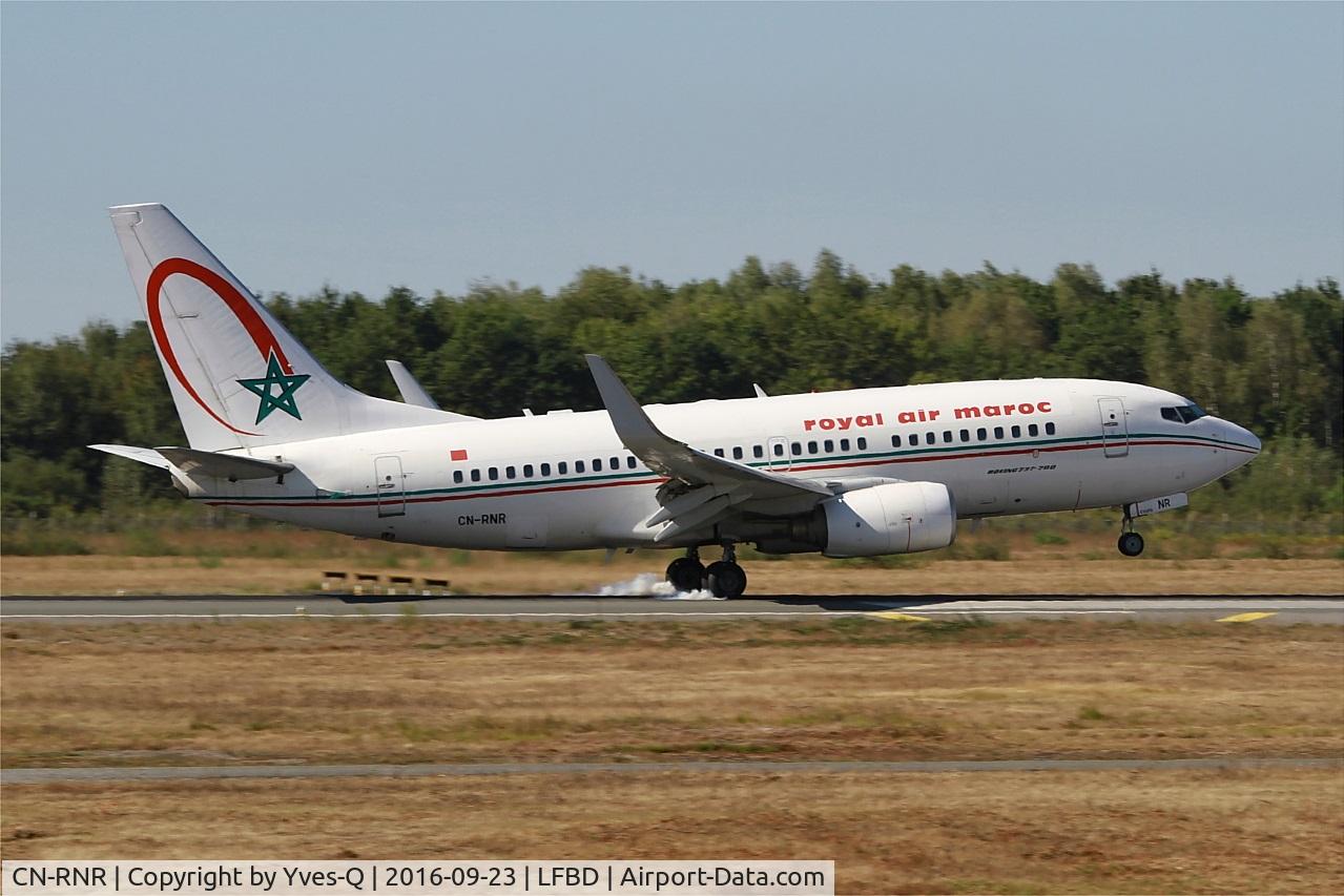CN-RNR, 2000 Boeing 737-7B6 C/N 28986, Boeing 737-7B6, Landing rwy 05, Bordeaux Mérignac airport (LFBD-BOD)