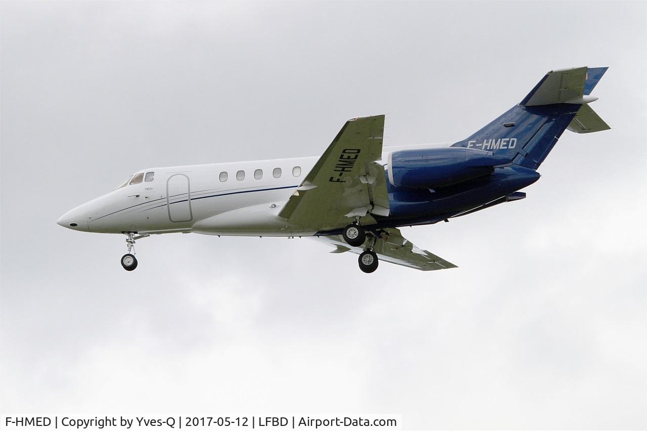 F-HMED, 1992 British Aerospace BAe.125-1000B C/N 259026, British Aerospace 125-1000B, On final rwy 23, Bordeaux-Mérignac airport (LFBD-BOD)