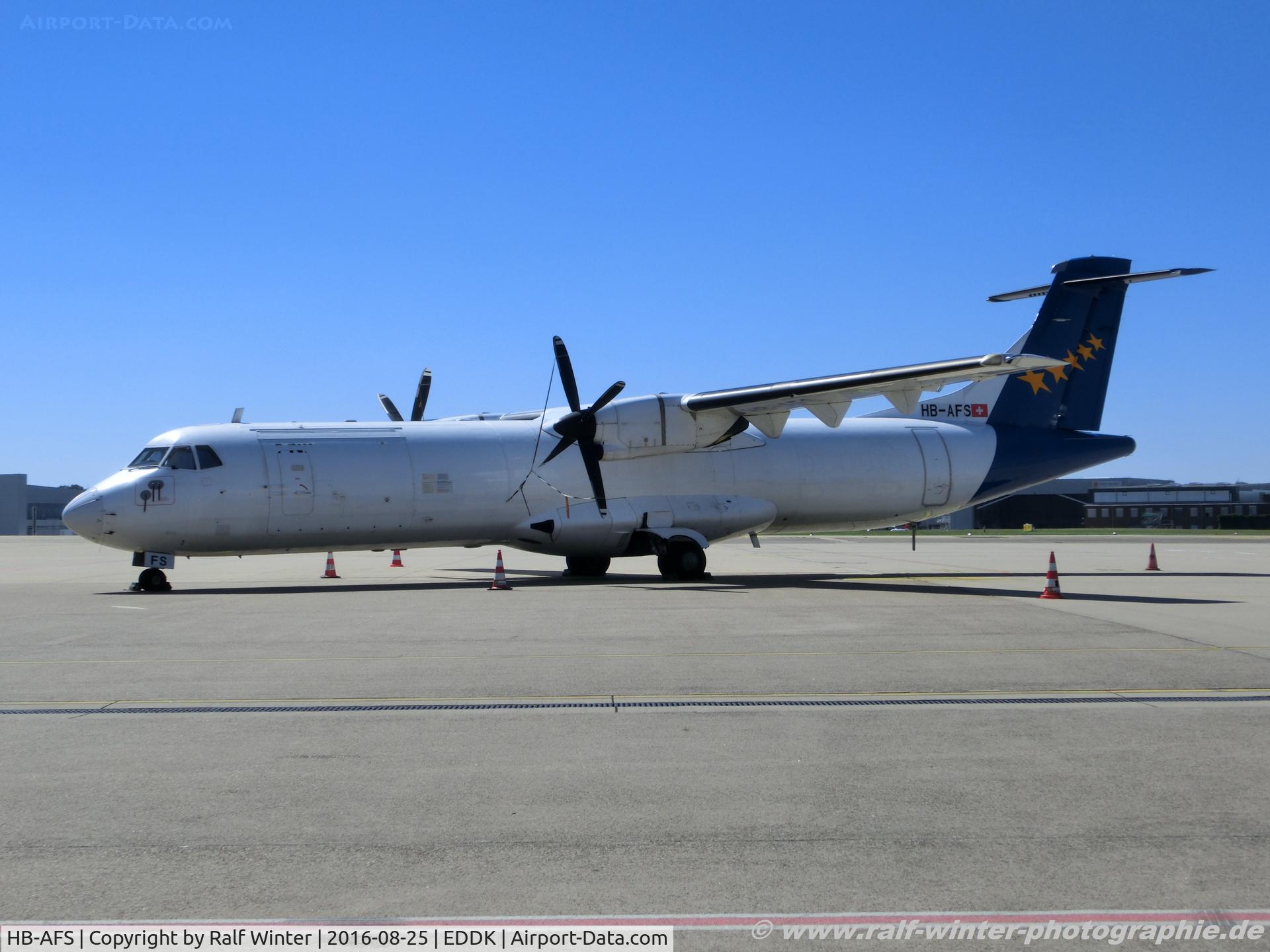 HB-AFS, 1990 ATR 72-201 C/N 198, ATR 72-201F - FAT Farnair Switzerland - 198 - HB-AFS - 25.08.2016 - CGN