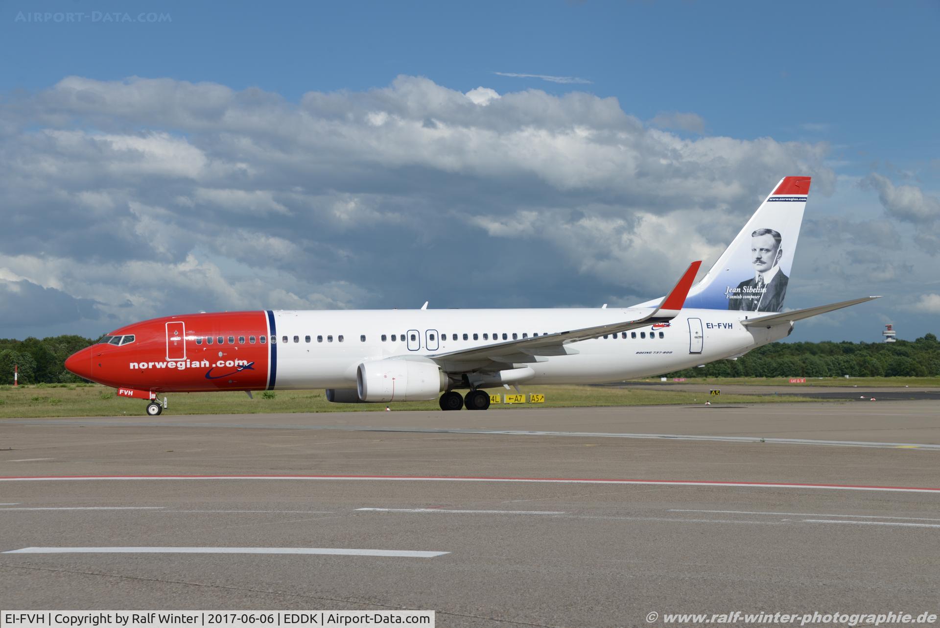 EI-FVH, 2017 Boeing 737-8JP C/N 42083, Boeing 737-8JP(W) - IBK Norwegian Air International 'Jean Sibelius' - 42083 - EI-FVH - 06.06.2017 - CGN