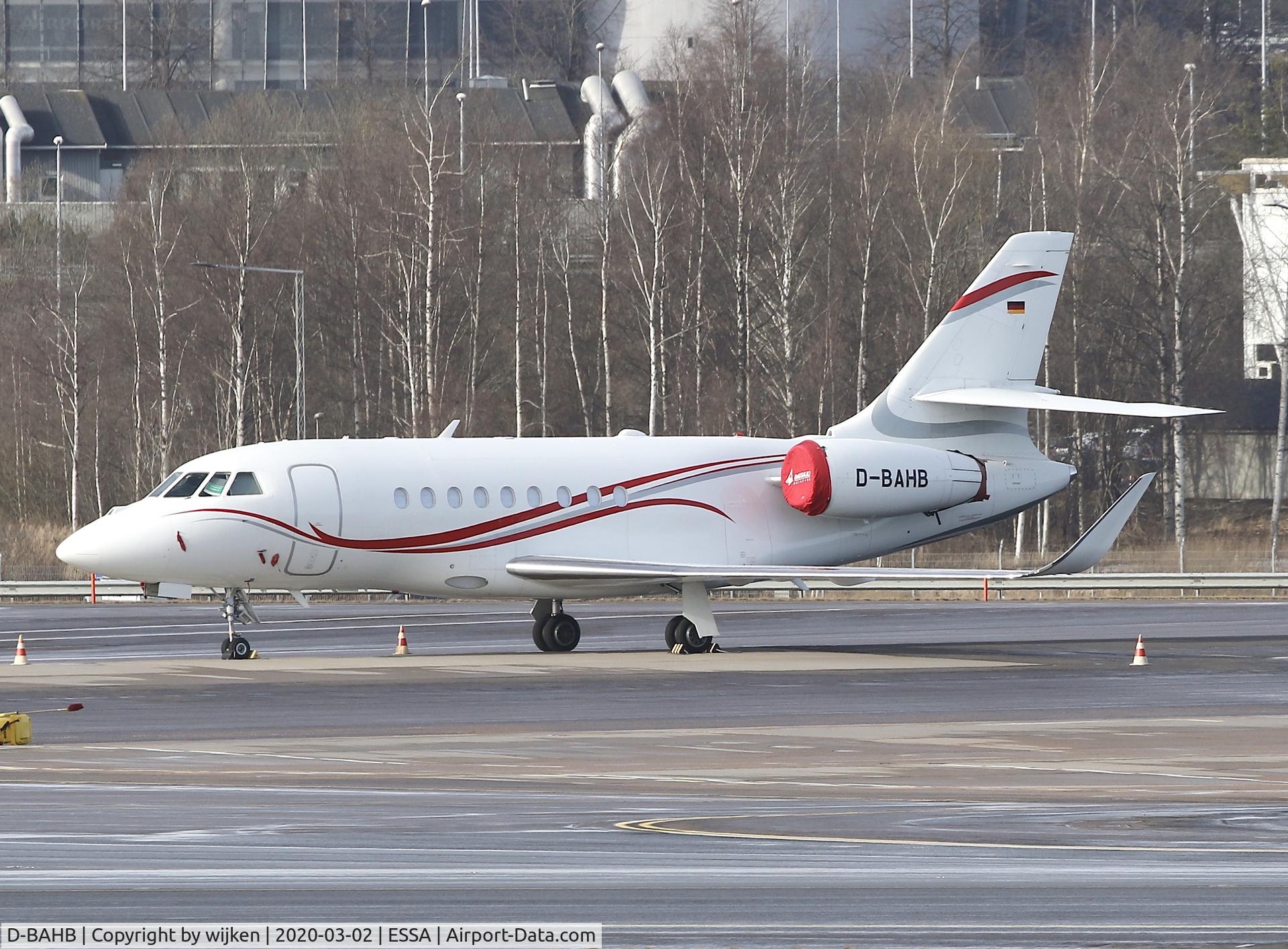 D-BAHB, 2012 Dassault Falcon 2000LX C/N 230, Ramp M