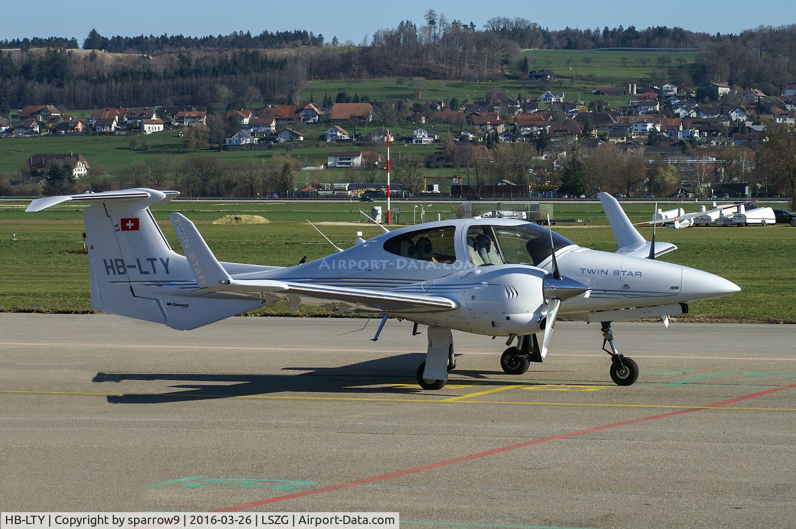 HB-LTY, 2005 Diamond DA-42 Twin Star C/N 42.069, HB-registered from 2006-03-01 until 2010-06-22 and from  2013-07-17 until 2019-02-25.
