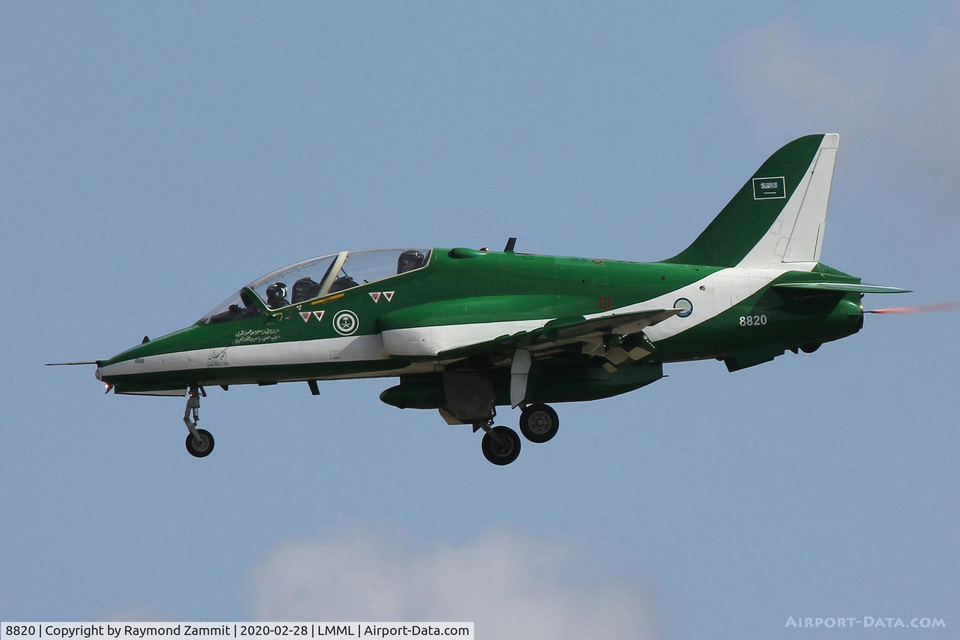 8820, British Aerospace Hawk 65A C/N 6Y006, Bae Hawk 65A 8820 Royal Saudi Air Force