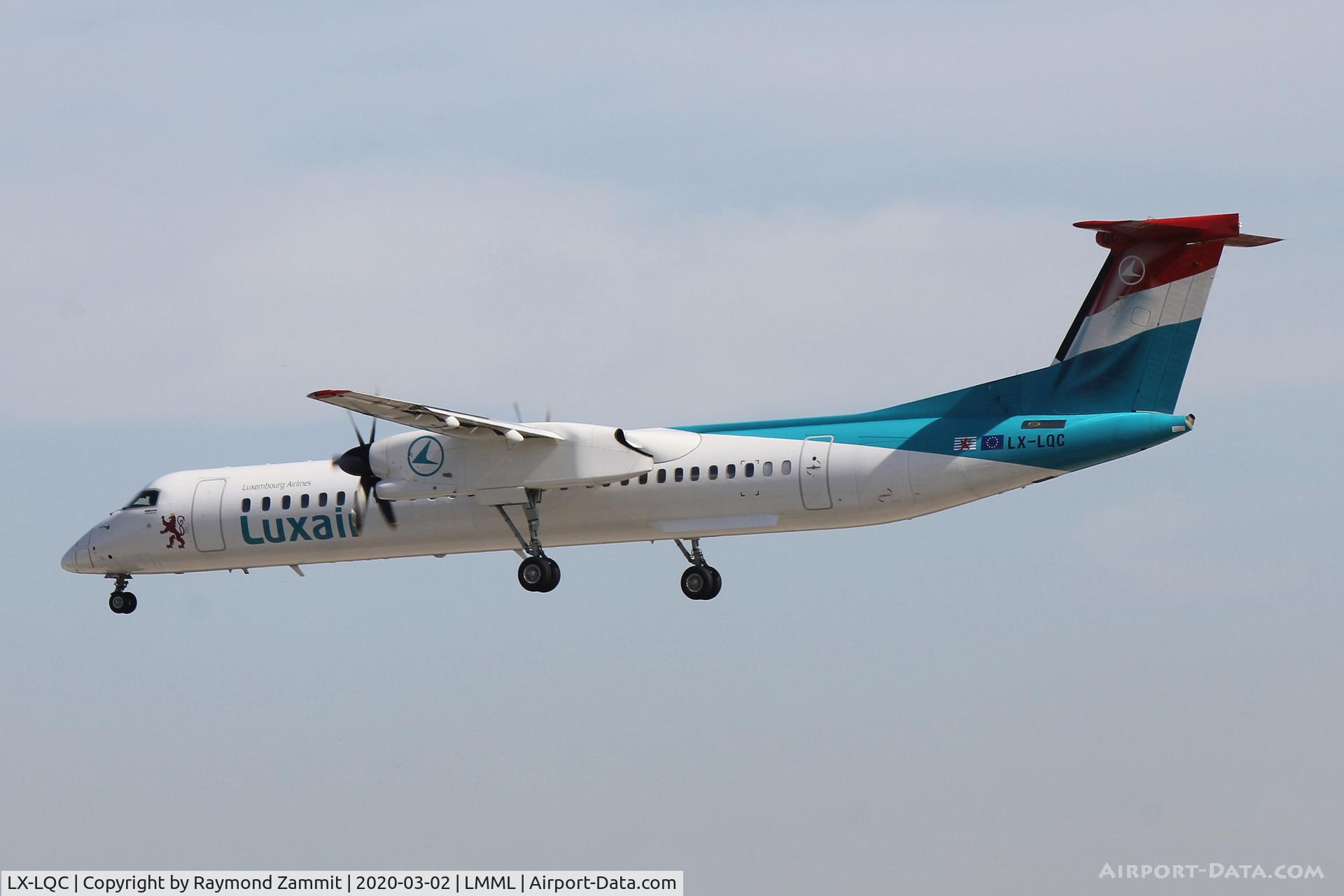 LX-LQC, 2015 De Havilland Canada DHC-8-400Q Dash 8 C/N 4513, De Havilland DHC-8 LX-LQC Luxair