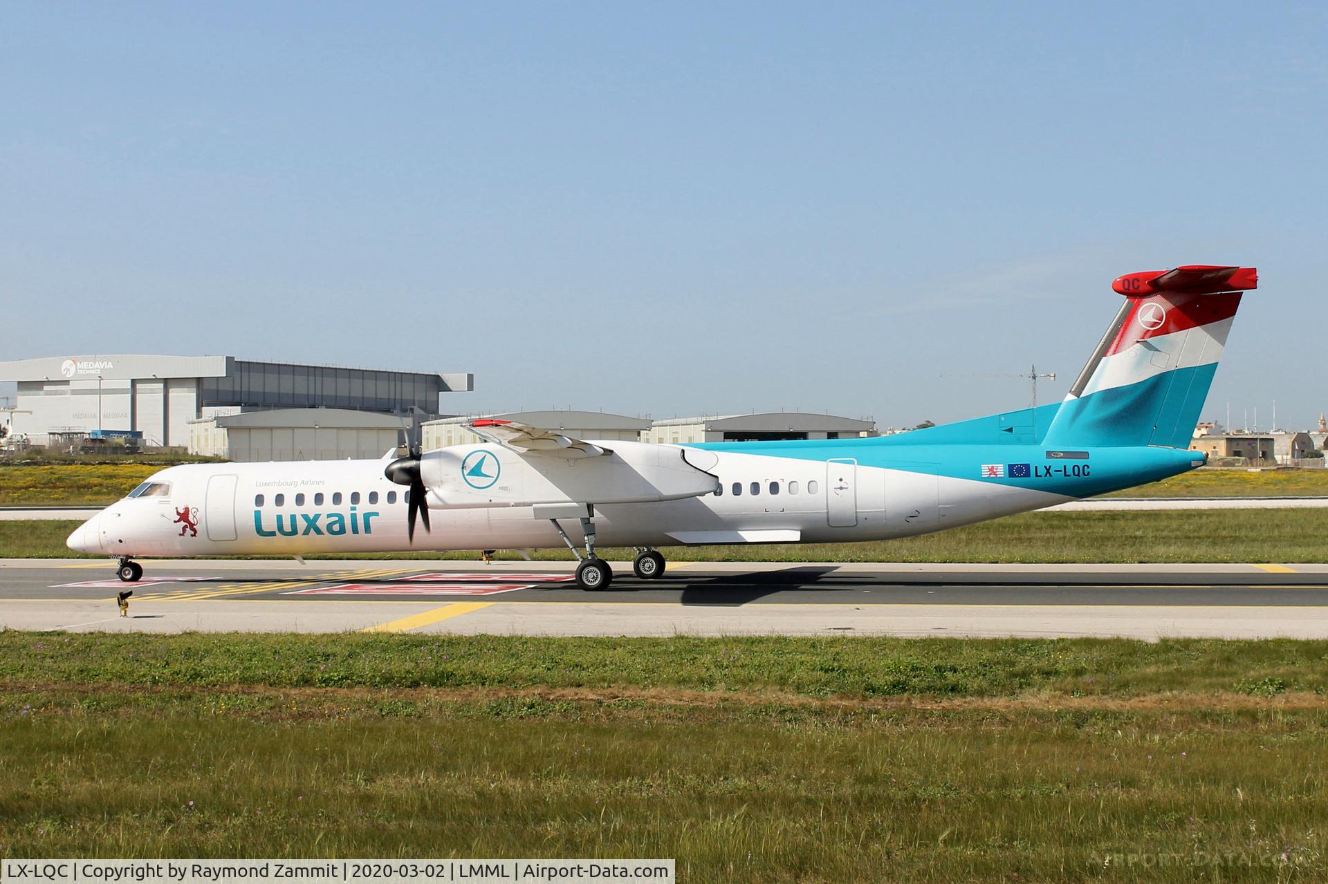 LX-LQC, 2015 De Havilland Canada DHC-8-400Q Dash 8 C/N 4513, De Havilland  DHC-8 LX-LQC Luxair