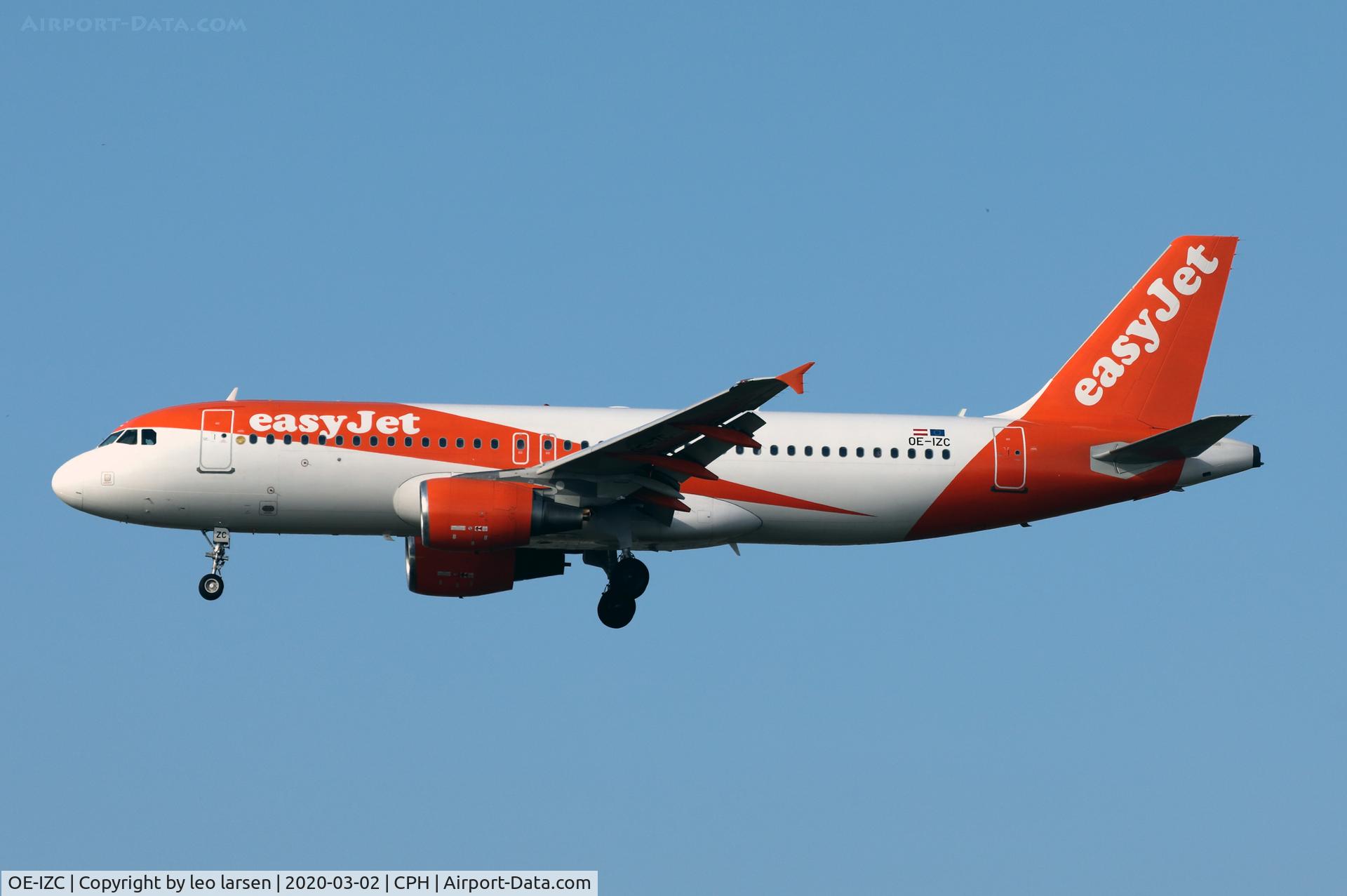 OE-IZC, 2009 Airbus A320-214 C/N 4033, Copenhagen 2.3.2020