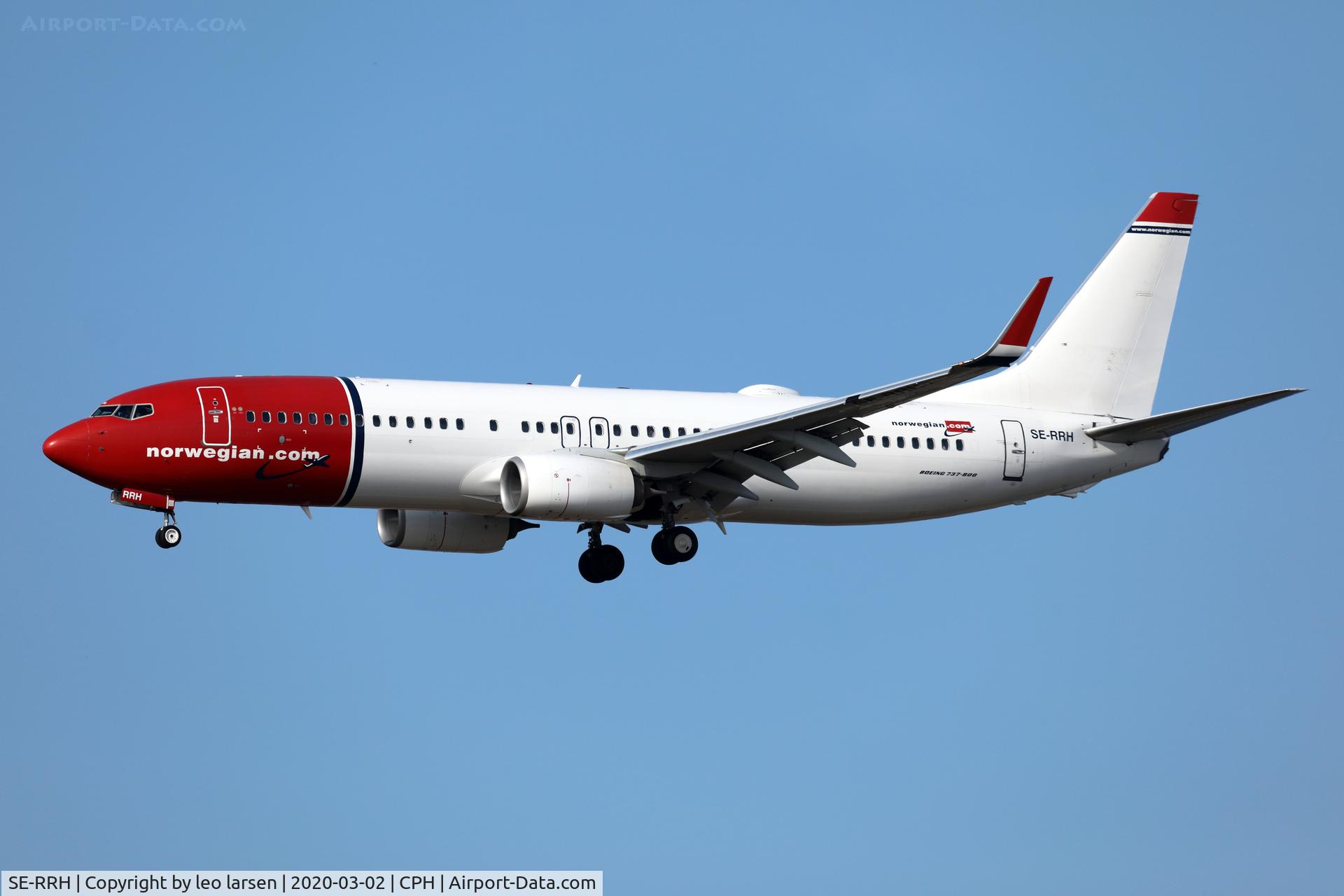 SE-RRH, 2015 Boeing 737-8JP C/N 41139, Copenhagen 2.3.2020