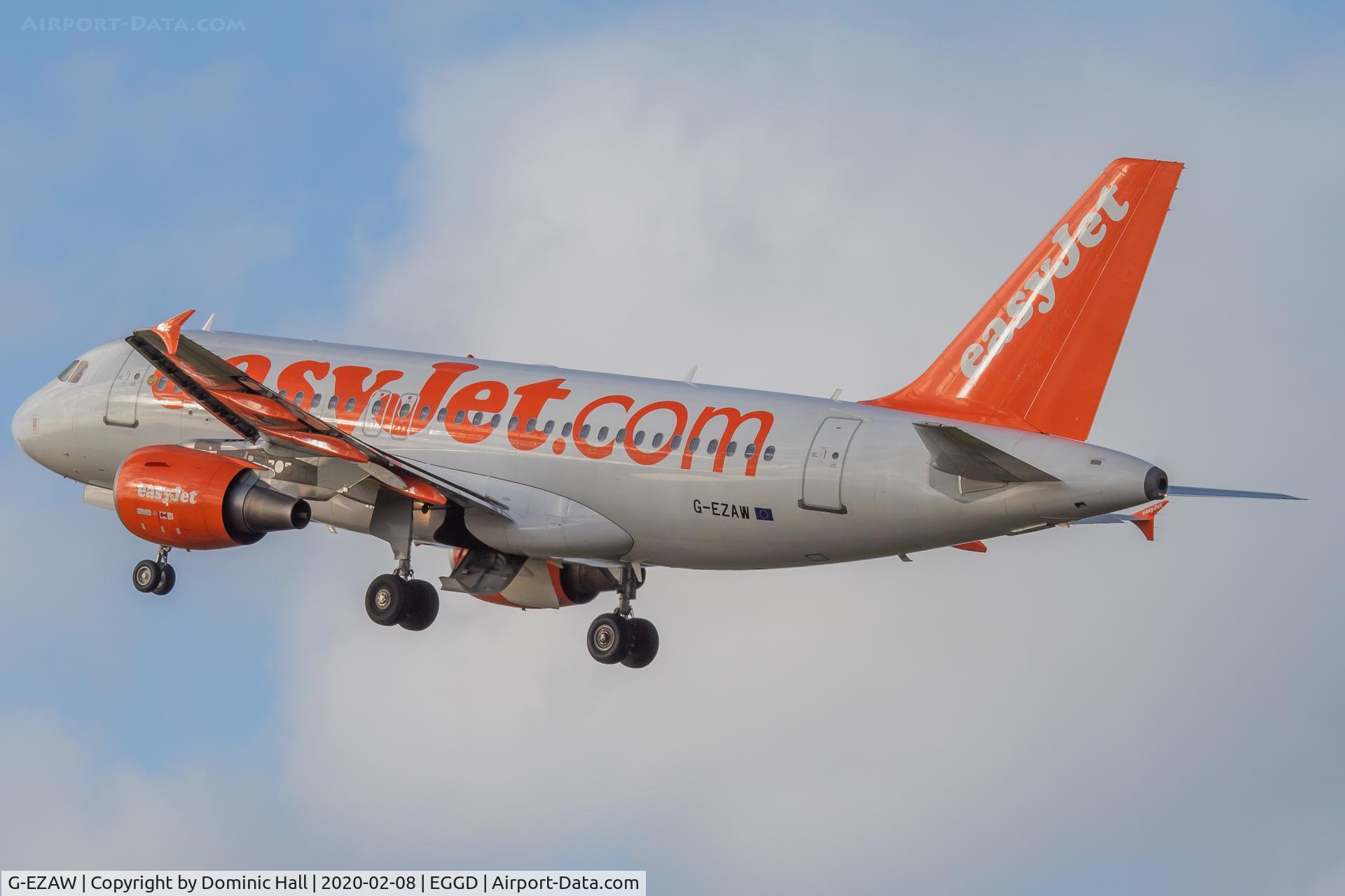 G-EZAW, 2006 Airbus A319-111 C/N 2812, BRS 08/02/20