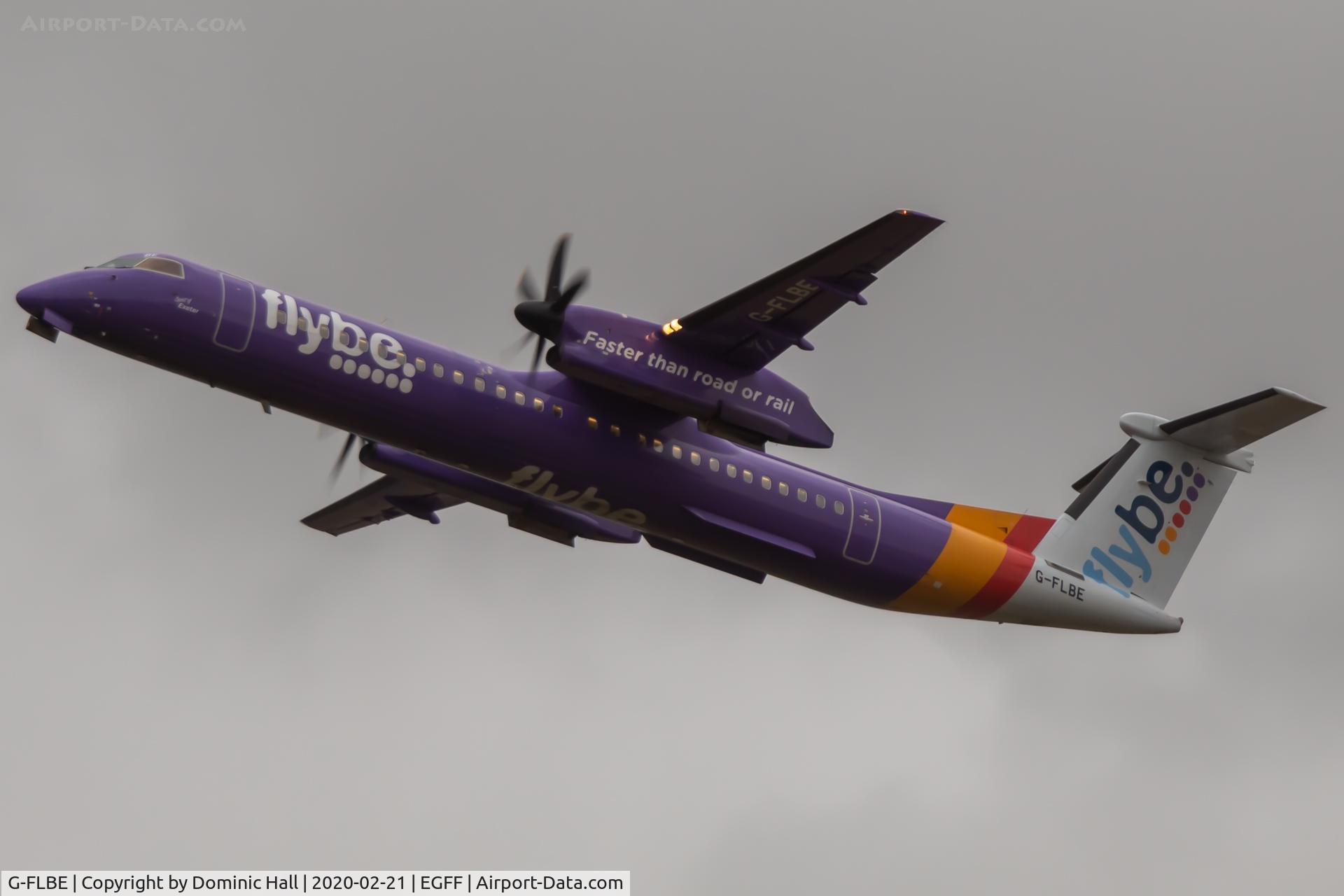 G-FLBE, 2009 De Havilland Canada DHC-8-402Q Dash 8 C/N 4261, CWL 21/02/20