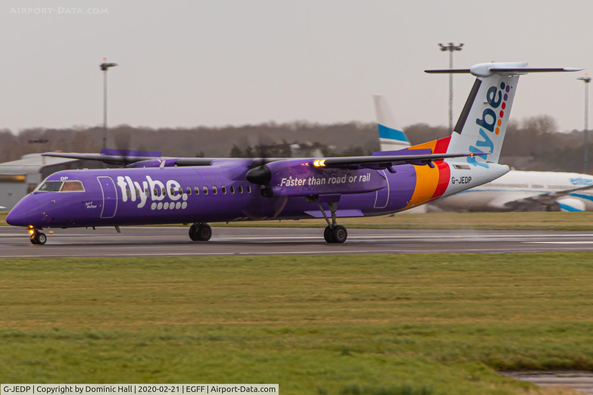 G-JEDP, 2003 De Havilland Canada DHC-8-402Q Dash 8 C/N 4085, CWL 21/02/20