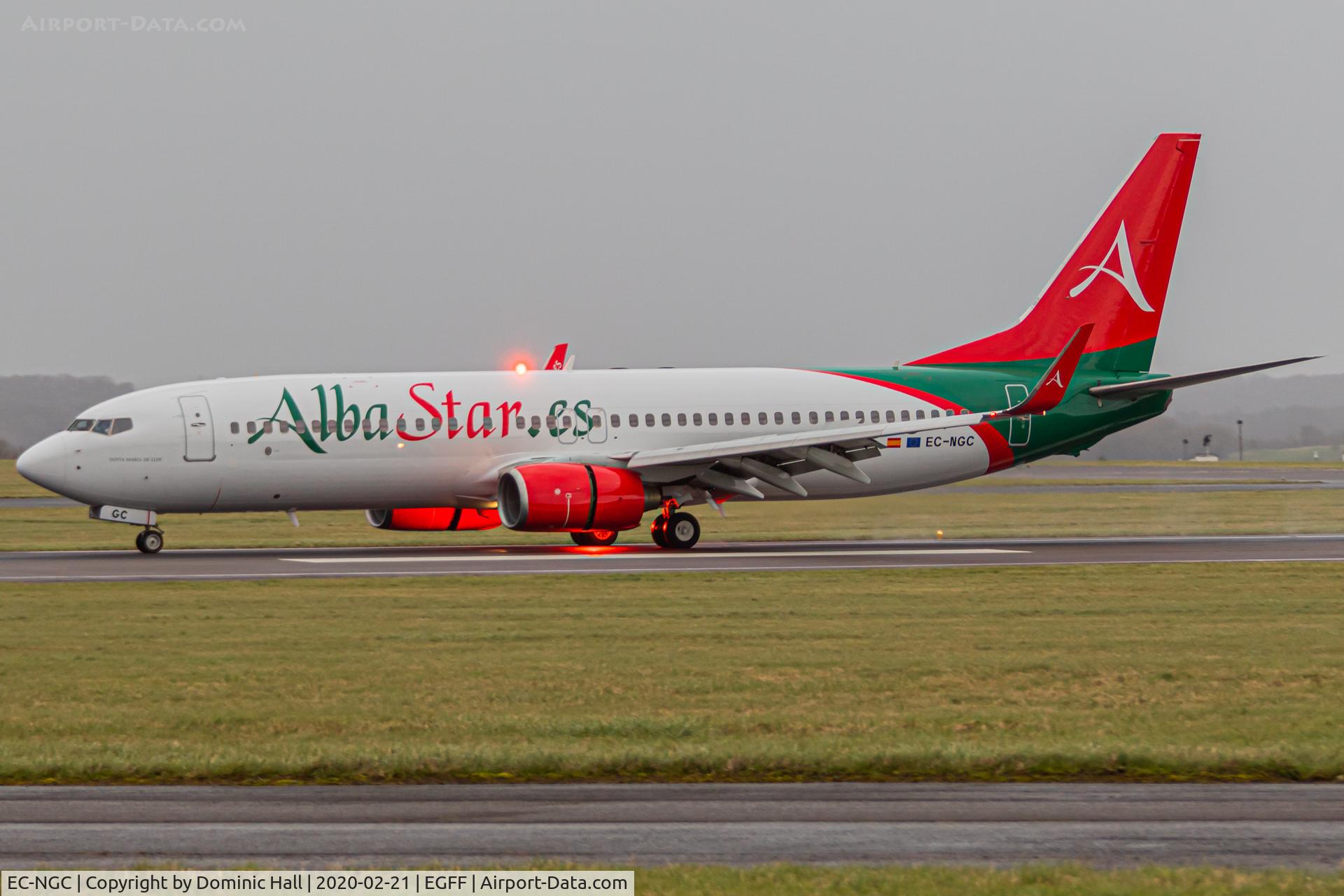 EC-NGC, 2000 Boeing 737-809 C/N 28236, CWL 21/02/20