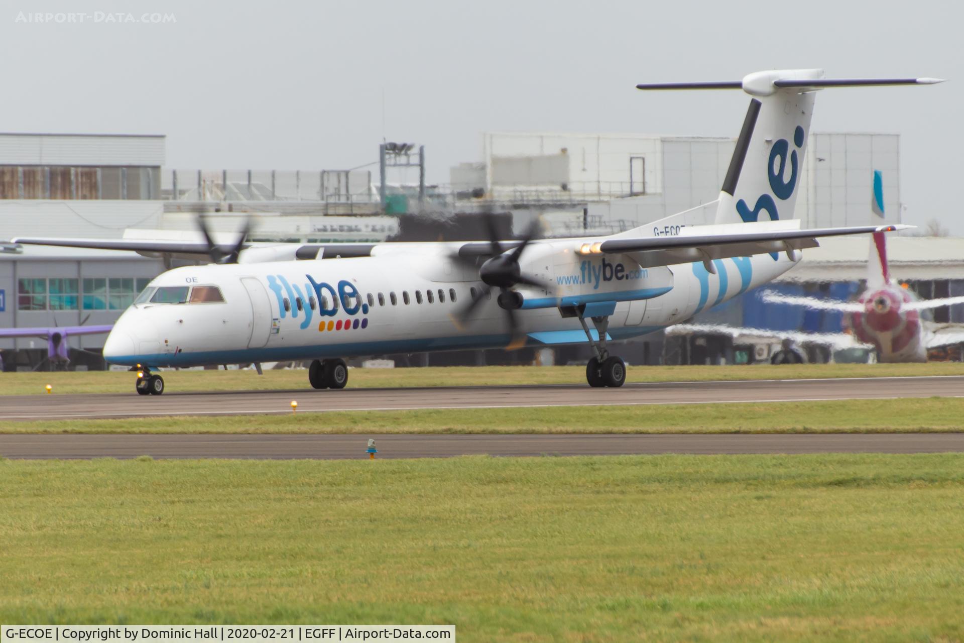 G-ECOE, 2008 De Havilland Canada DHC-8-402Q Dash 8 C/N 4212, CWL 21/02/20