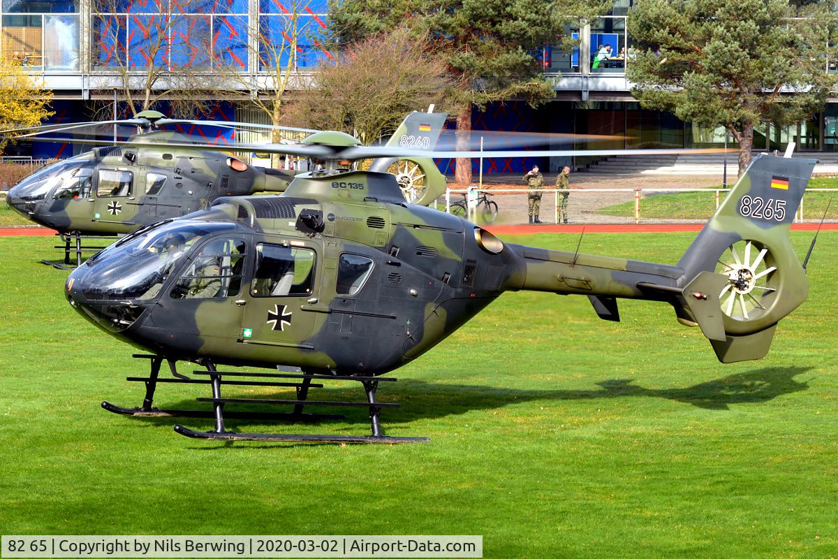 82 65, Eurocopter EC-135T-1 C/N 0119, 82+65 at Military University Hamburg
