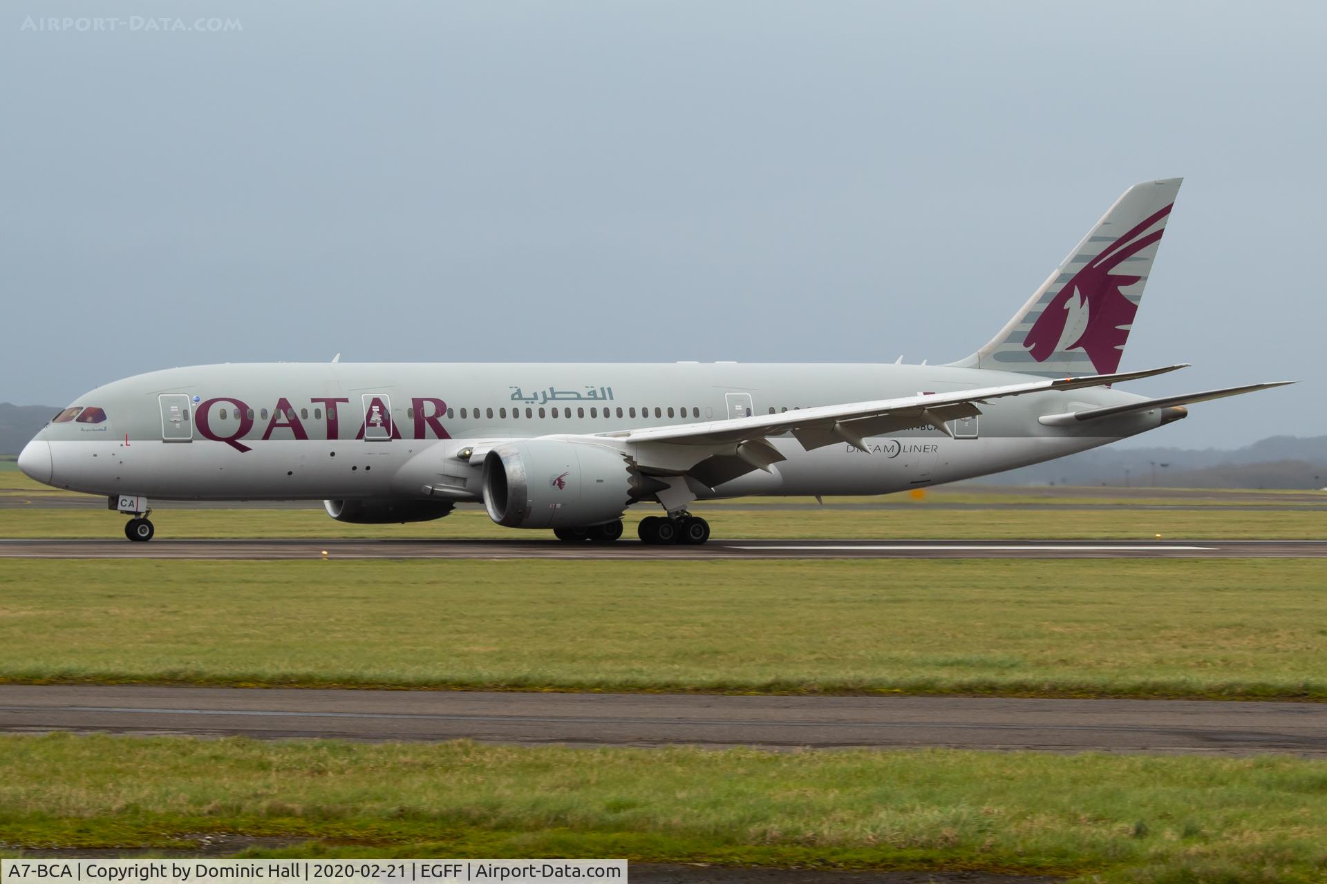 A7-BCA, 2012 Boeing 787-8 Dreamliner C/N 38319, CWL 21/02/20