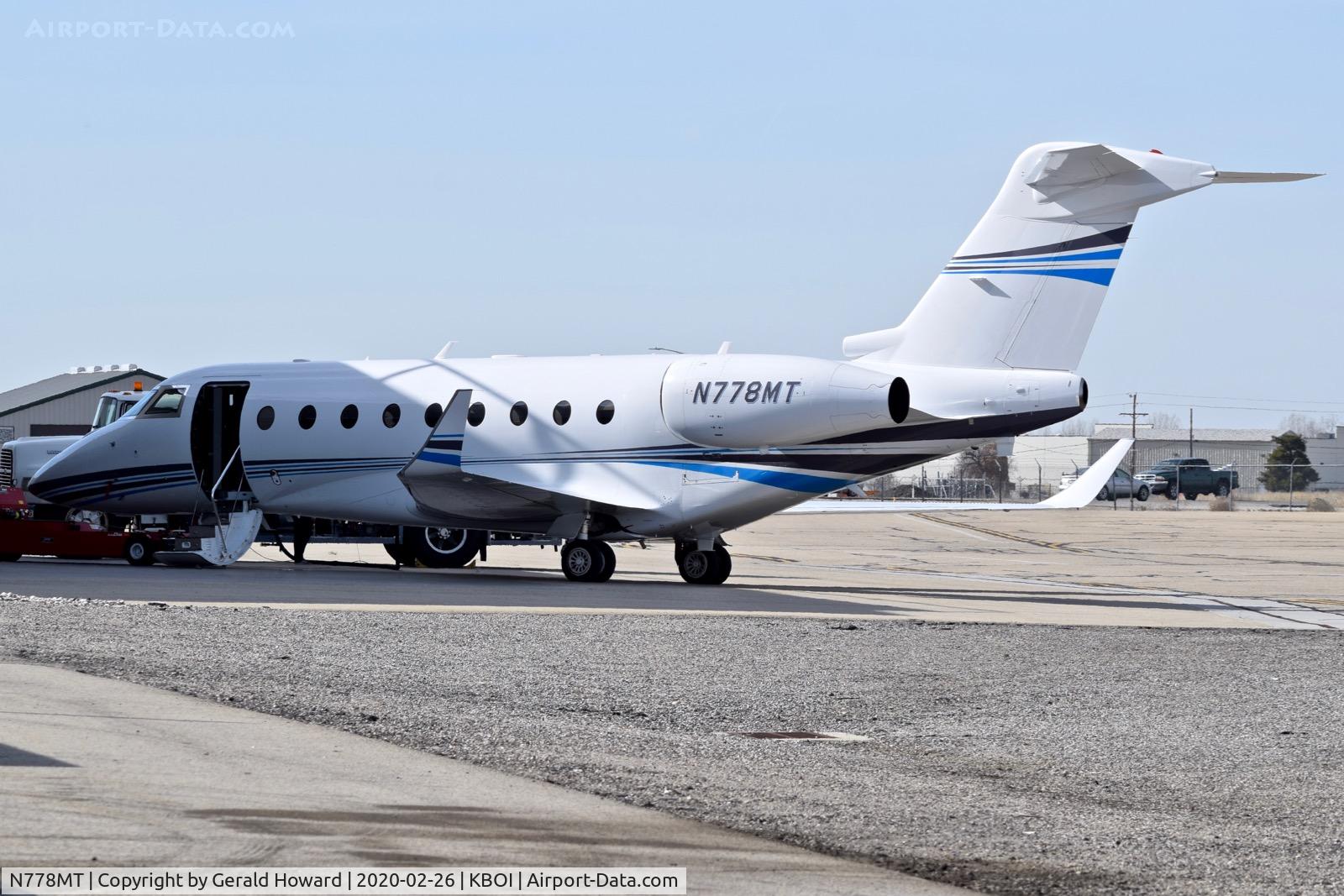 N778MT, 2018 Israel Aircraft Industries Gulfstream G280 C/N 2158, Parked on south GA ramp.