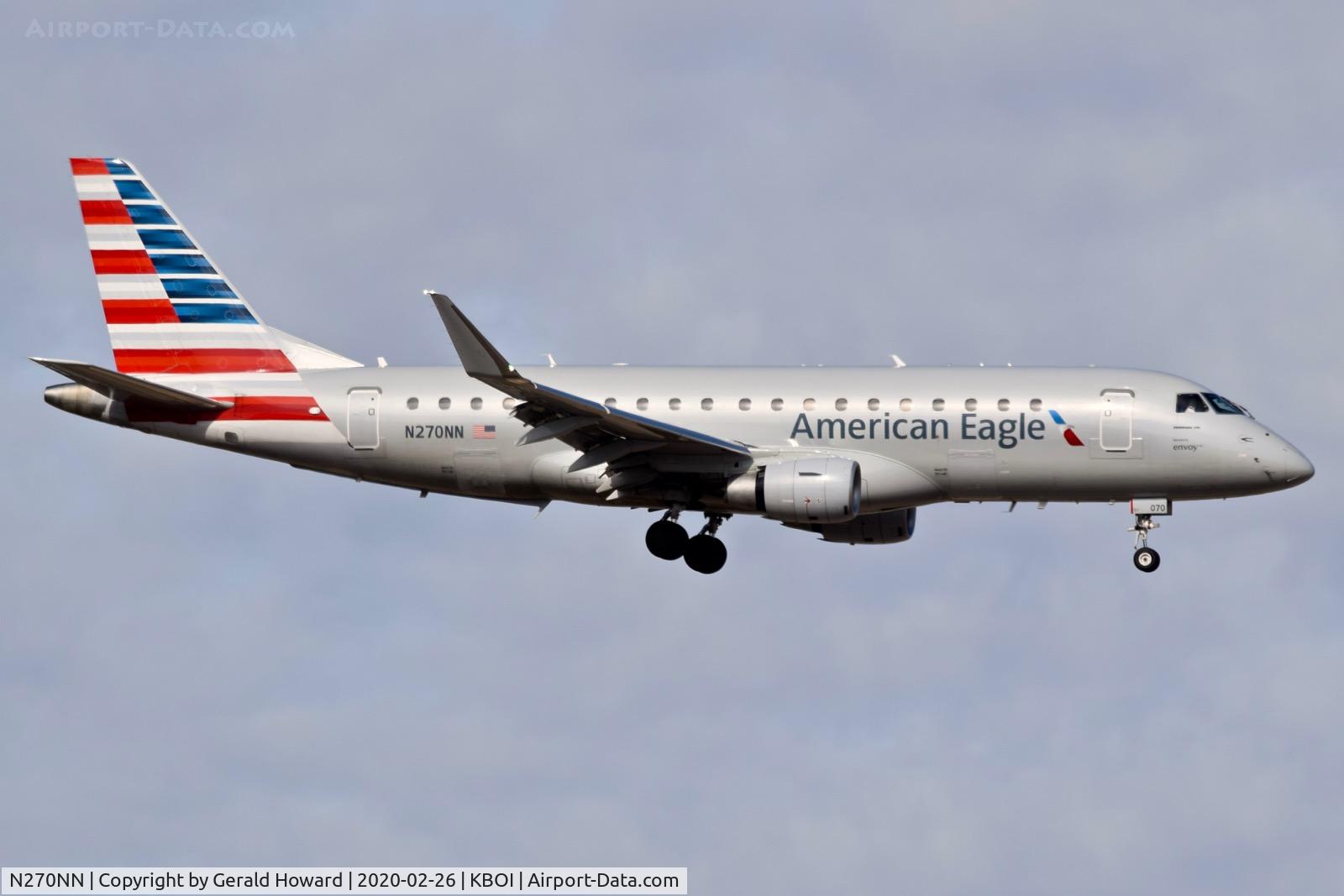 N270NN, 2019 Embraer 175LR (ERJ-170-200LR) C/N 17000775, Landing 10L.
