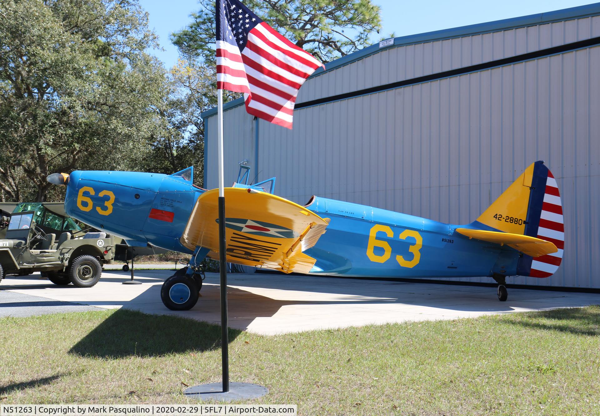 N51263, 1942 Fairchild M-62A C/N T42-1968, Fairchild PT-19A