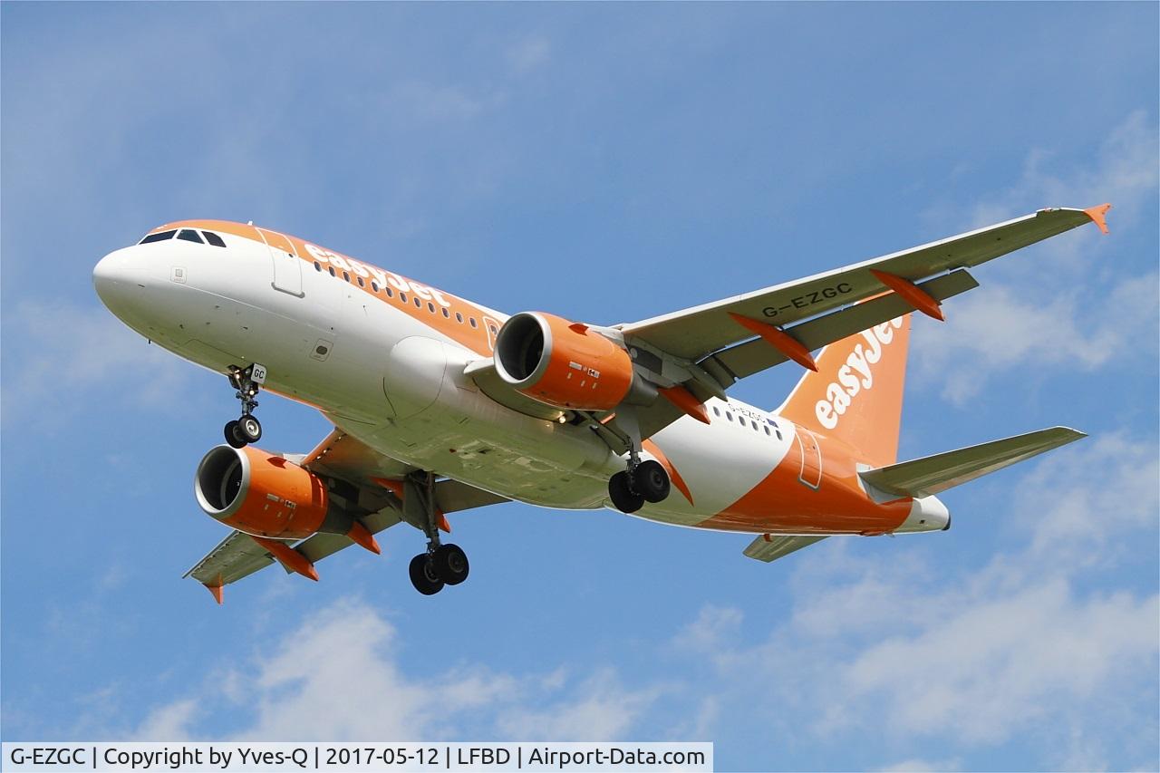 G-EZGC, 2010 Airbus A319-111 C/N 4444, Airbus A319-111, On final rwy 23, Bordeaux-Mérignac airport (LFBD-BOD)