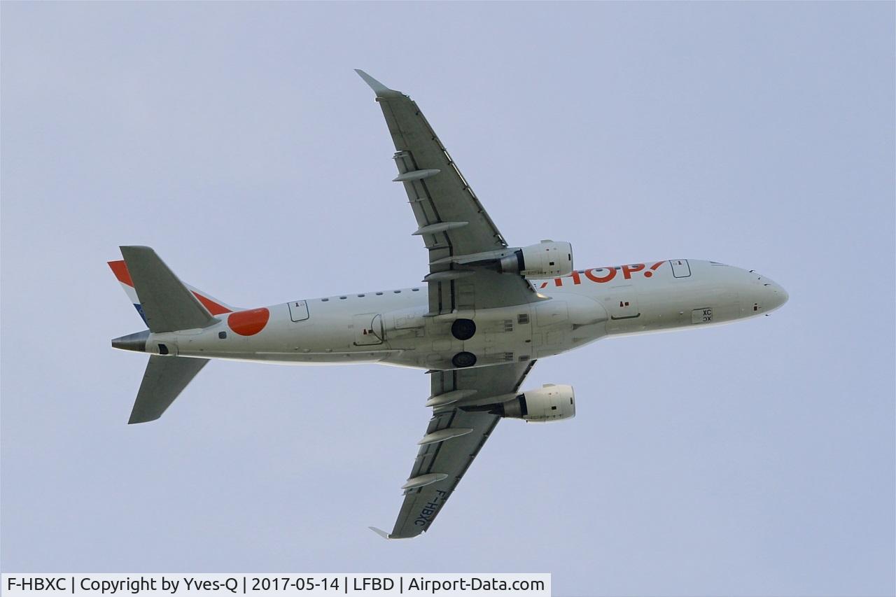 F-HBXC, 2008 Embraer 170ST (ERJ-170-100ST) C/N 17000263, Embraer 170ST, Take off rwy 05, Bordeaux-Mérignac airport (LFBD-BOD)