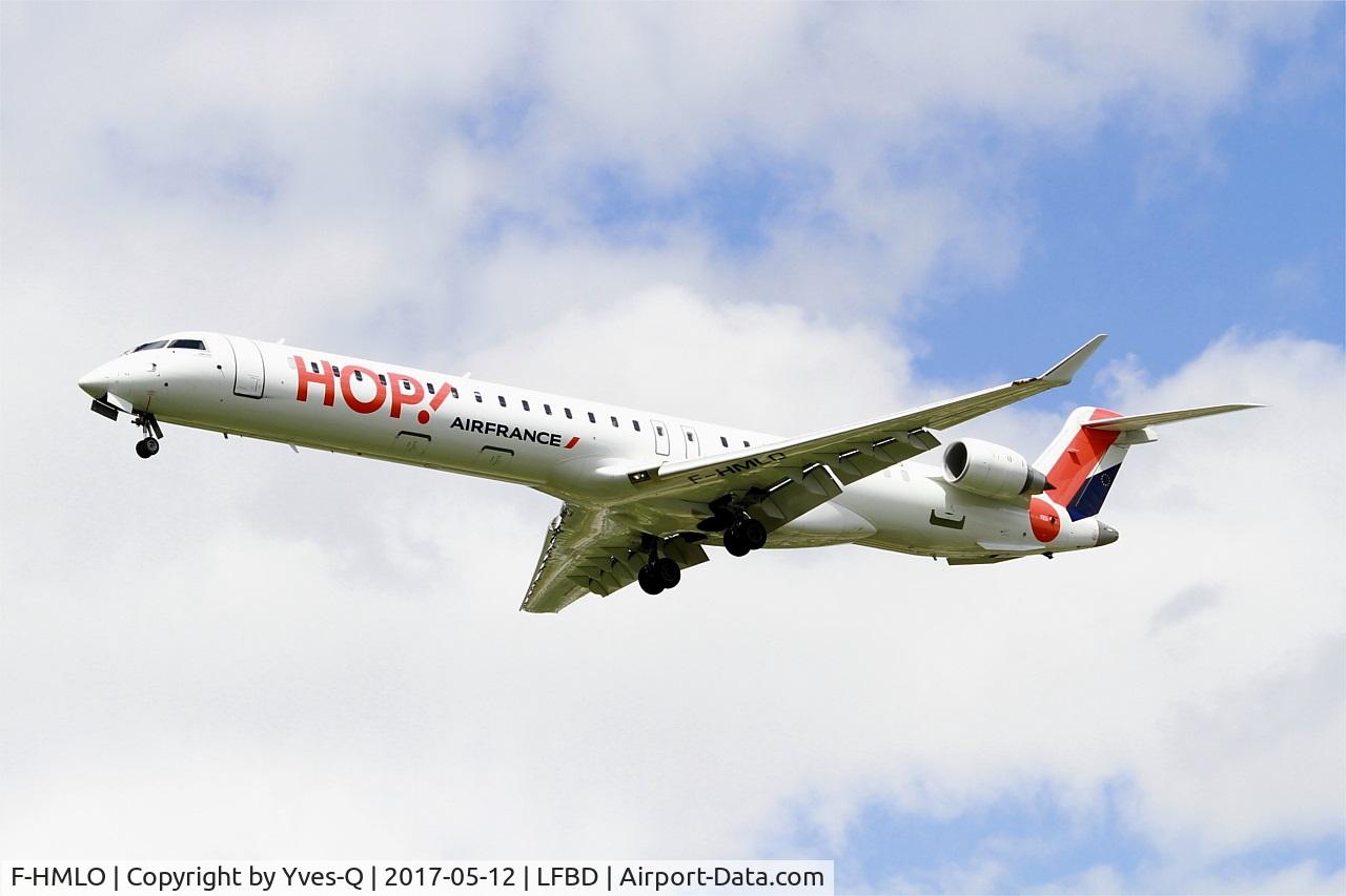 F-HMLO, 2015 Bombardier CRJ-1000EL NG (CL-600-2E25) C/N 19041, Canadair CRJ-1000EL NG, Short approach rwy 23, Bordeaux-Mérignac airport (LFBD-BOD)