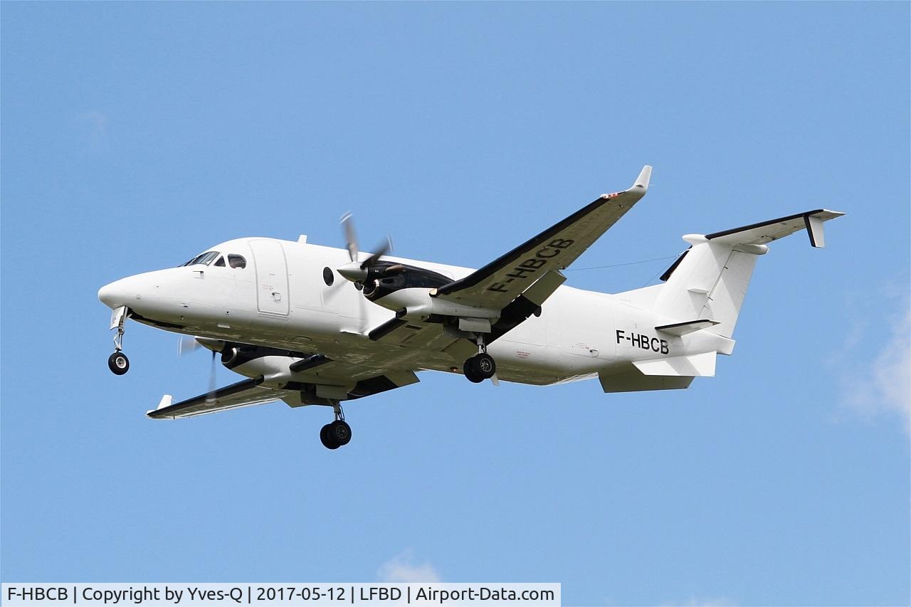 F-HBCB, 1999 Raytheon 1900D C/N UE-390, Raytheon 1900D, On final rwy 23, Bordeaux-Mérignac airport (LFBD-BOD)