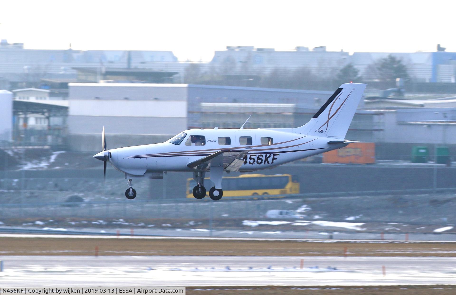 N456KF, 2008 Piper PA-46R-350T Malibu Matrix C/N 4692021, RWY 19L