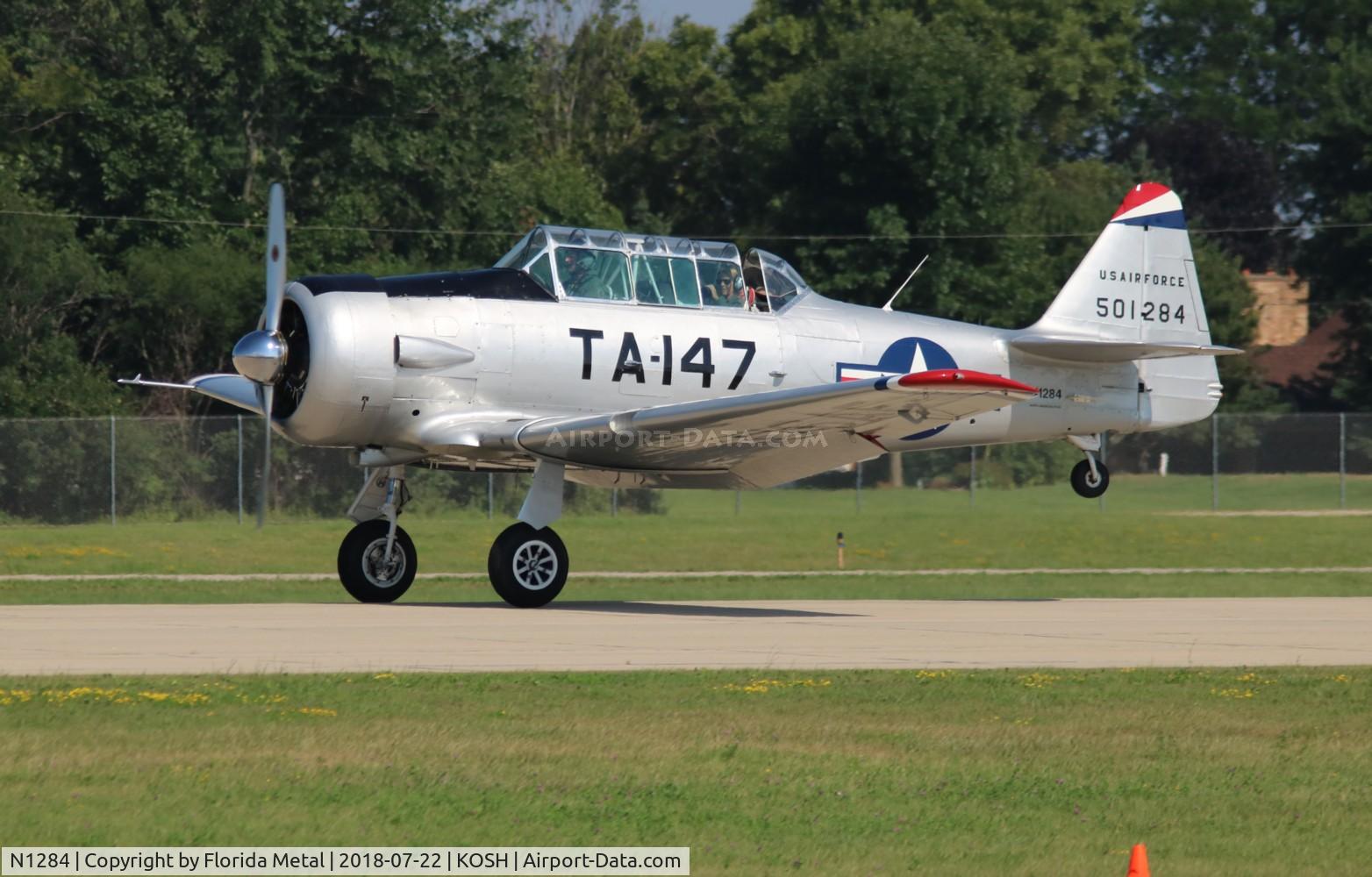 N1284, 1950 North American T-6G Texan C/N 124-63 ??, T-6G Texan