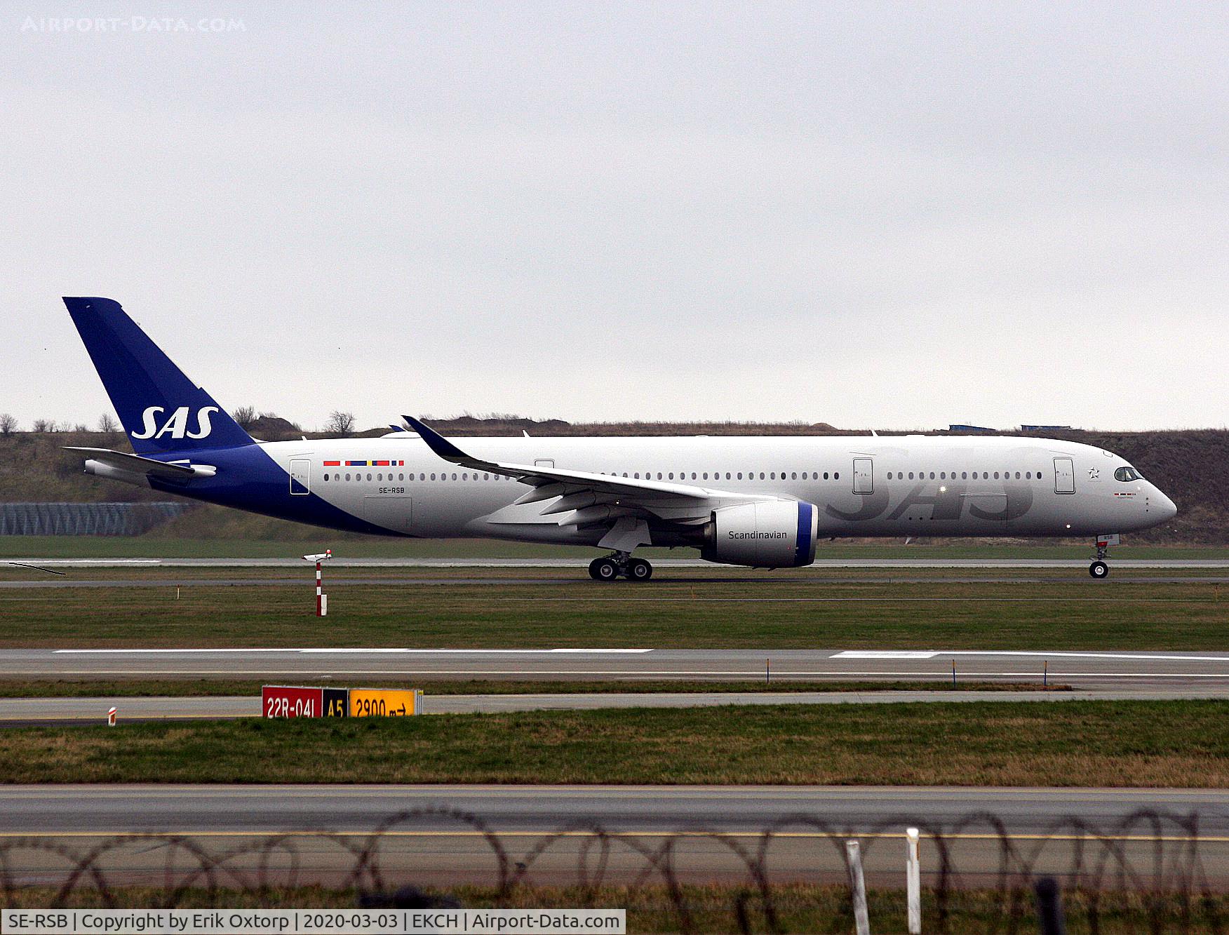 SE-RSB, 2019 Airbus A350-941 C/N 378, SE-RSB taxi for take off rw 04R for a flight to IAD