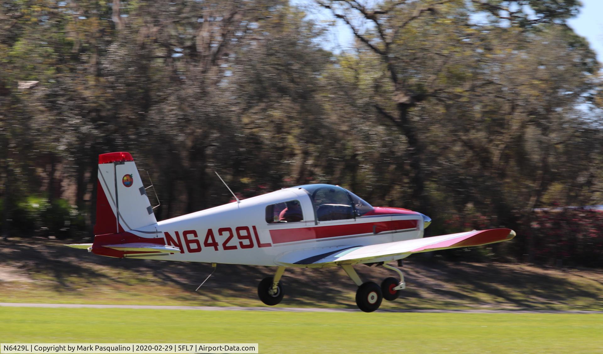 N6429L, 1972 American Aviation AA-1A Trainer C/N AA1A-0429, American Aviation AA-1A