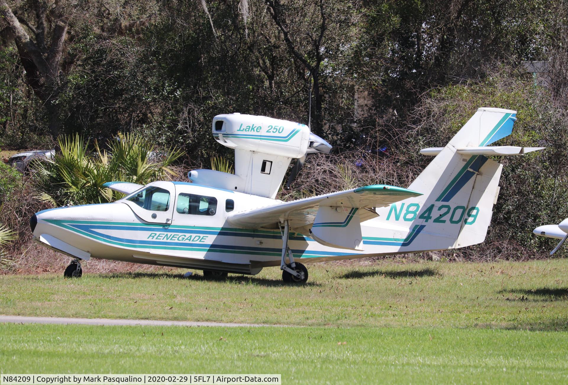 N84209, Aerofab Inc Lake LA-250 C/N 85, Lake LA-250