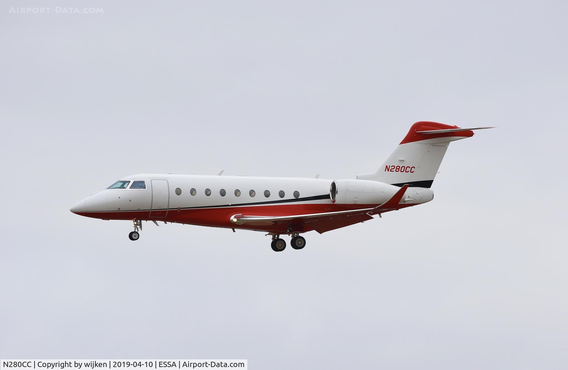 N280CC, 2009 Israel Aerospace Industries Gulfstream 200 C/N 206, RWY 26