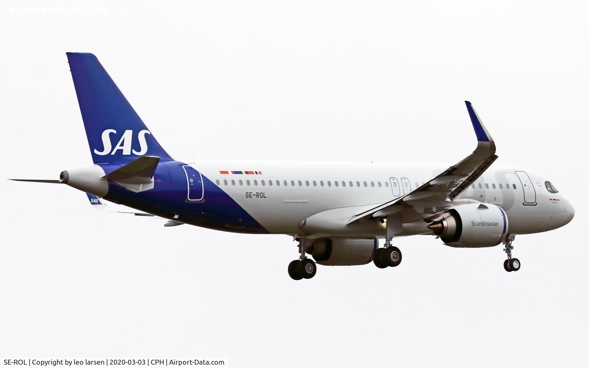 SE-ROL, 2020 Airbus A320-251N C/N 9352, Copenhagen 3.3.2020 L/D R-04L