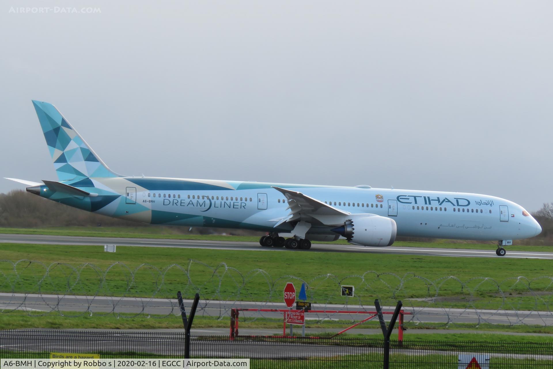 A6-BMH, 2020 Boeing 787-10 Dreamliner Dreamliner C/N 60765, Etihad Boeing 787/10 at EGCC Manchester Airport.