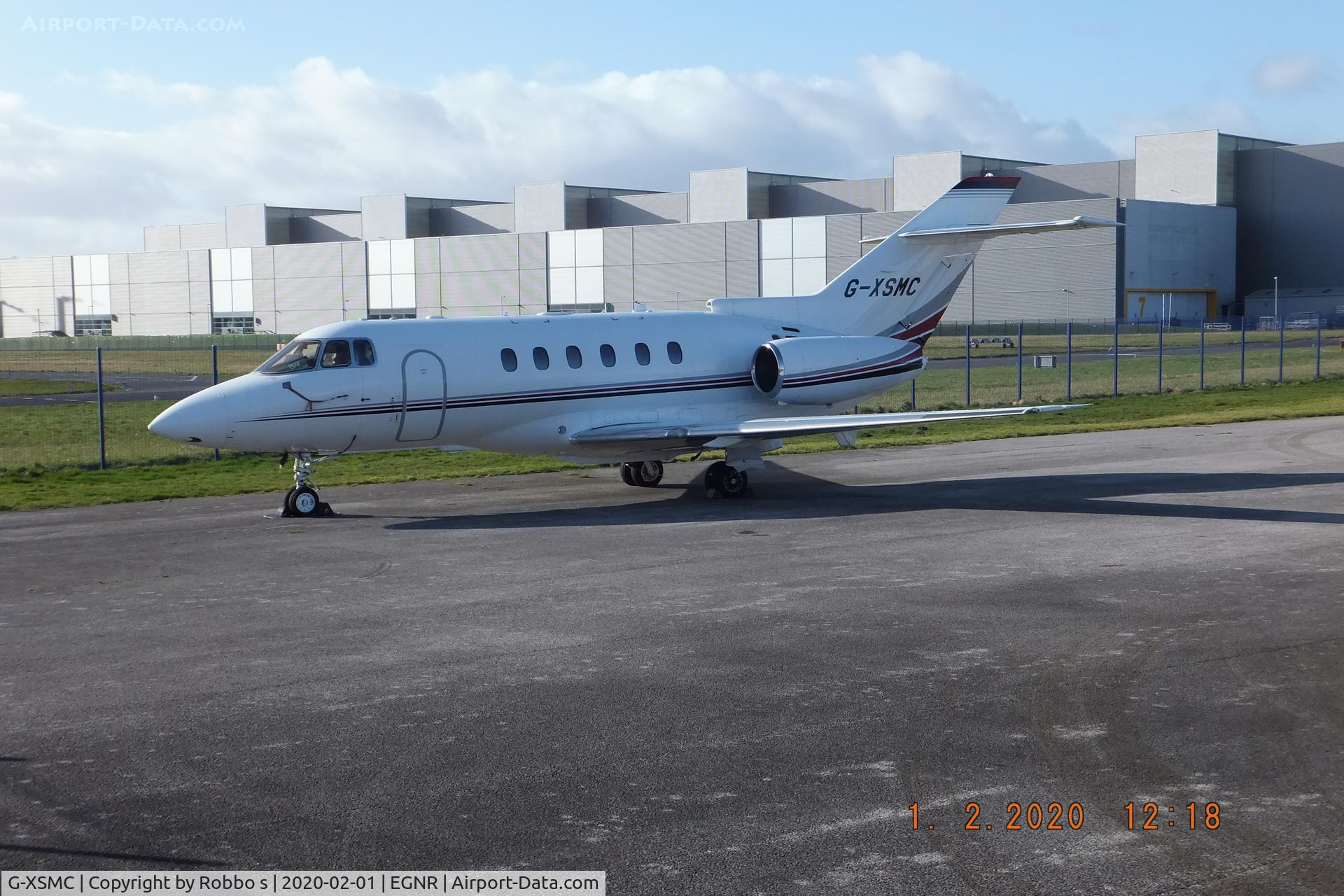 G-XSMC, 2006 Raytheon Hawker 800XP C/N 258779, G-XSMC Hawker 800XP at EGNR.