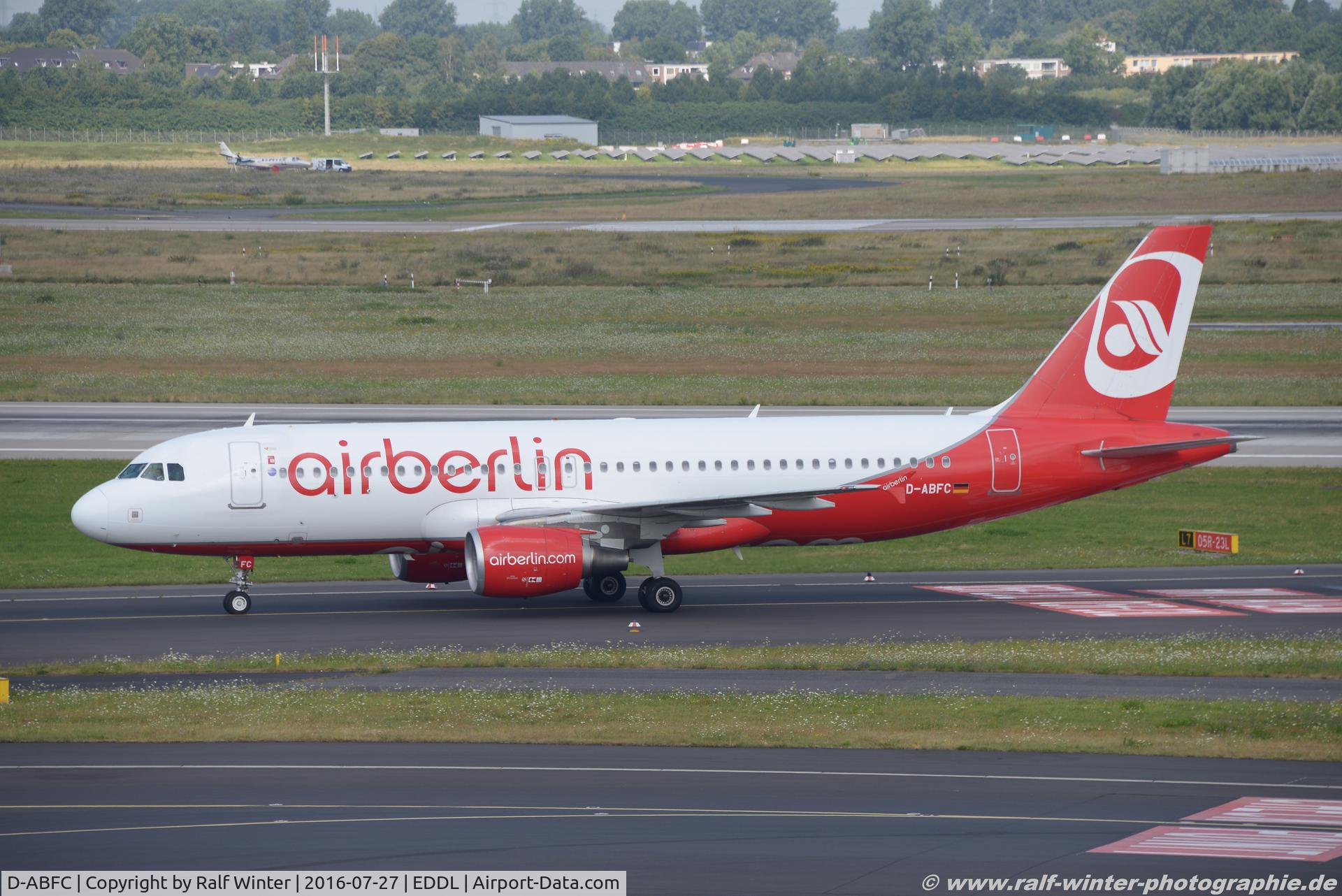 D-ABFC, 2010 Airbus A320-214 C/N 4161, Airbus A320-214 - AB BER Air Berlin - 4161 - D-ABFC - 27.07.2016 - DUS