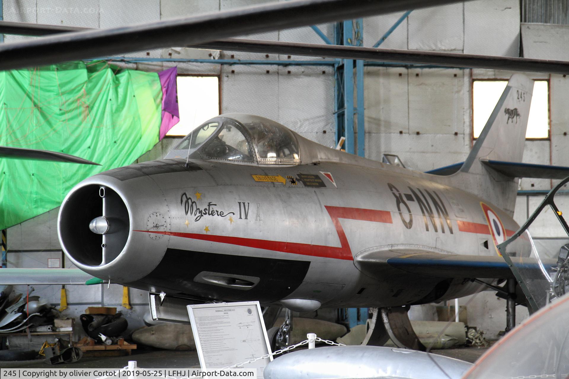 245, Dassault Mystere IVA C/N 245, Corbas museum