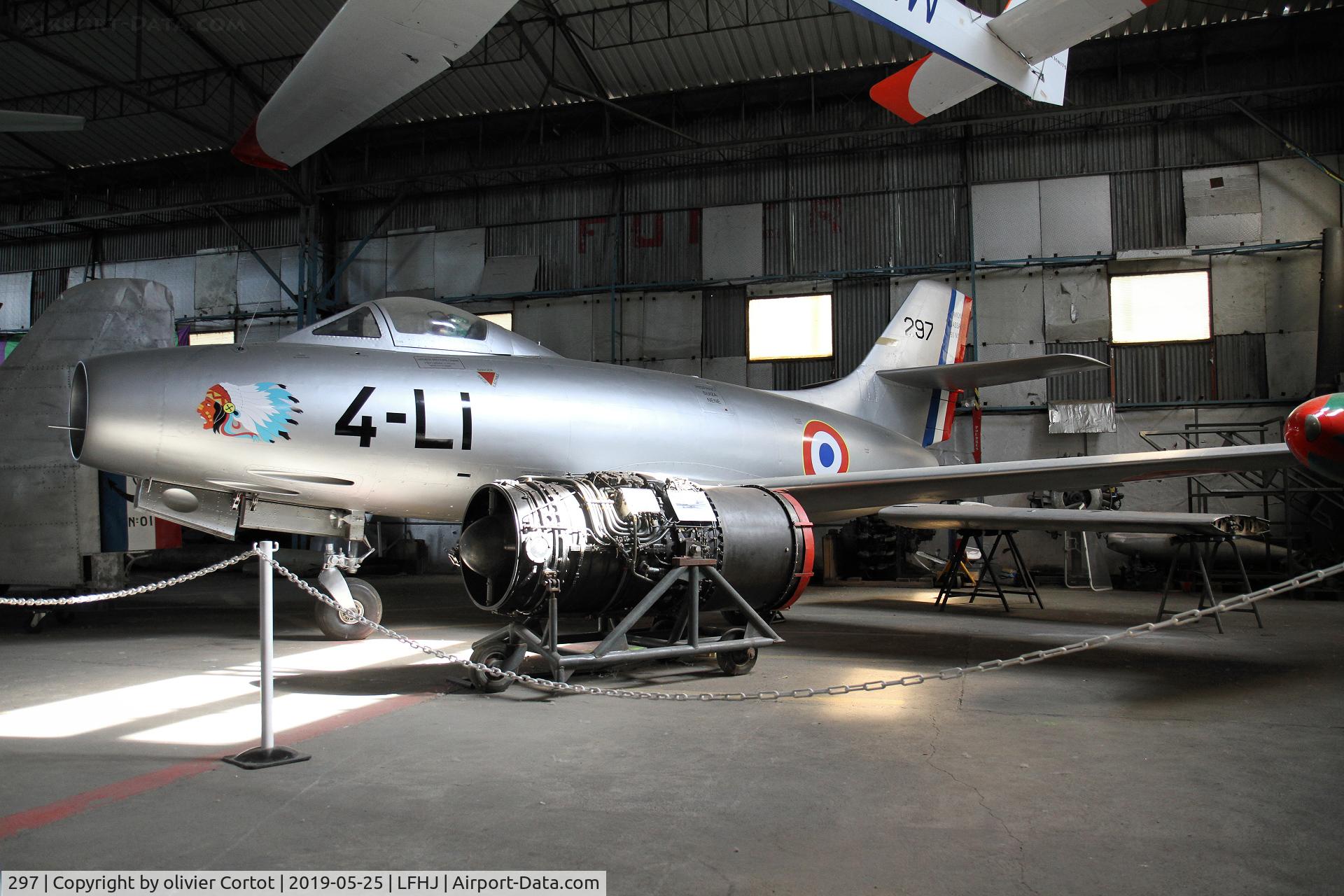 297, Dassault MD-450 Ouragan C/N 297, Corbas museum